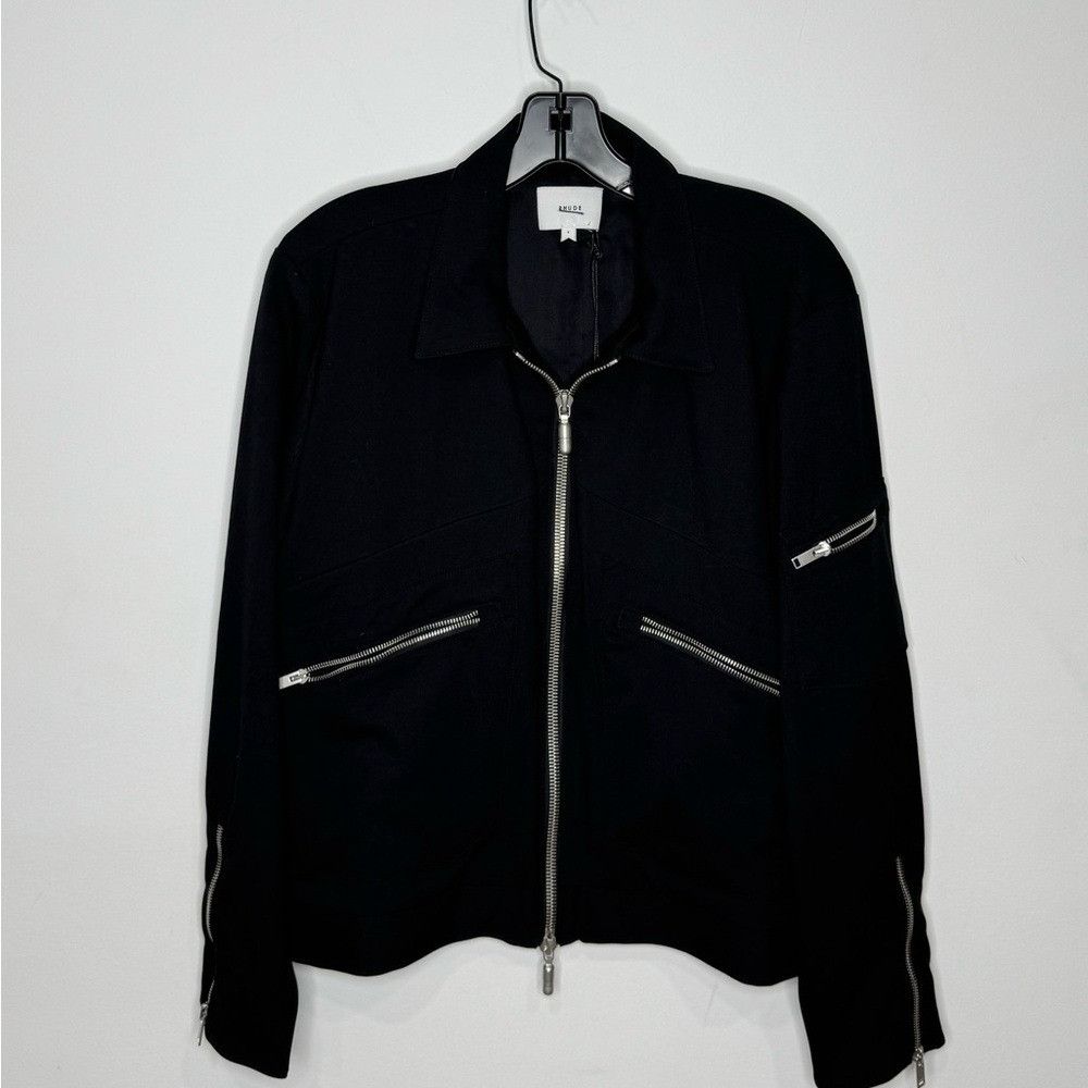 Rhude Rhude Sambac Suiting Jacket Bomber Black Men’s Size Small Size US S / EU 44-46 / 1 - 2 Thumbnail