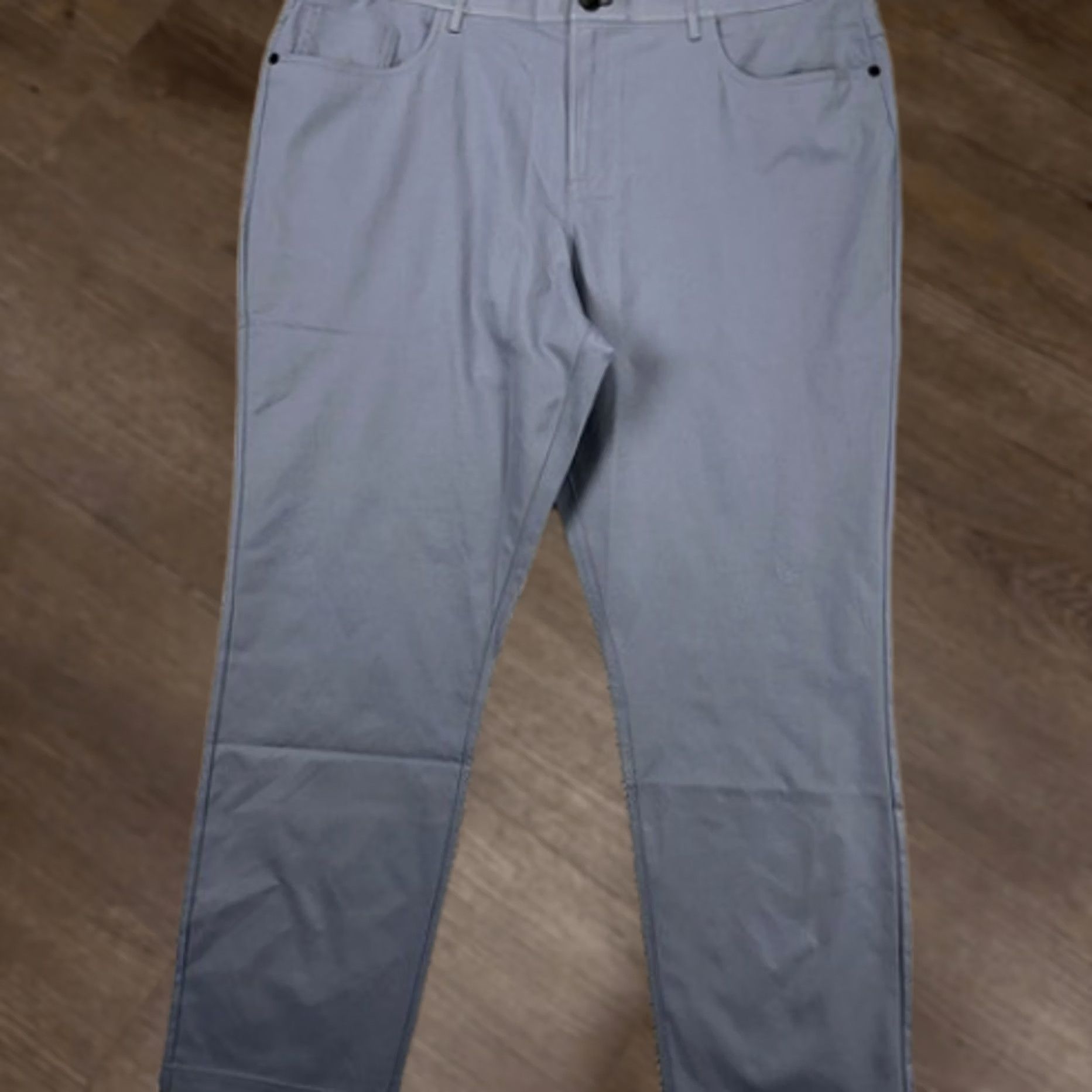 Vintage Public Rec Pants Mens 44X34 Grey Chino Workday 5-Pockets Straight Leg NEW Size US 44 / EU 60 - 1 Thumbnail