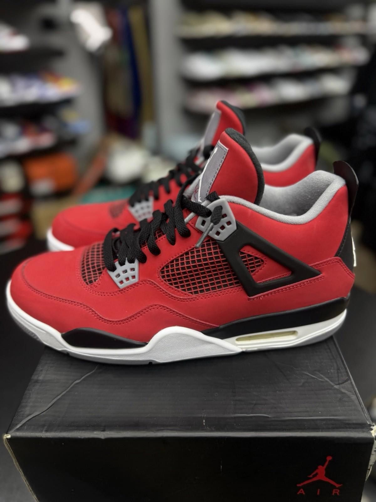 Jordan Brand Nike Air Jordan Retro 4 Toro Bravo (308497-603) Size 12 Men Size US 12 / EU 45 - 7 Thumbnail