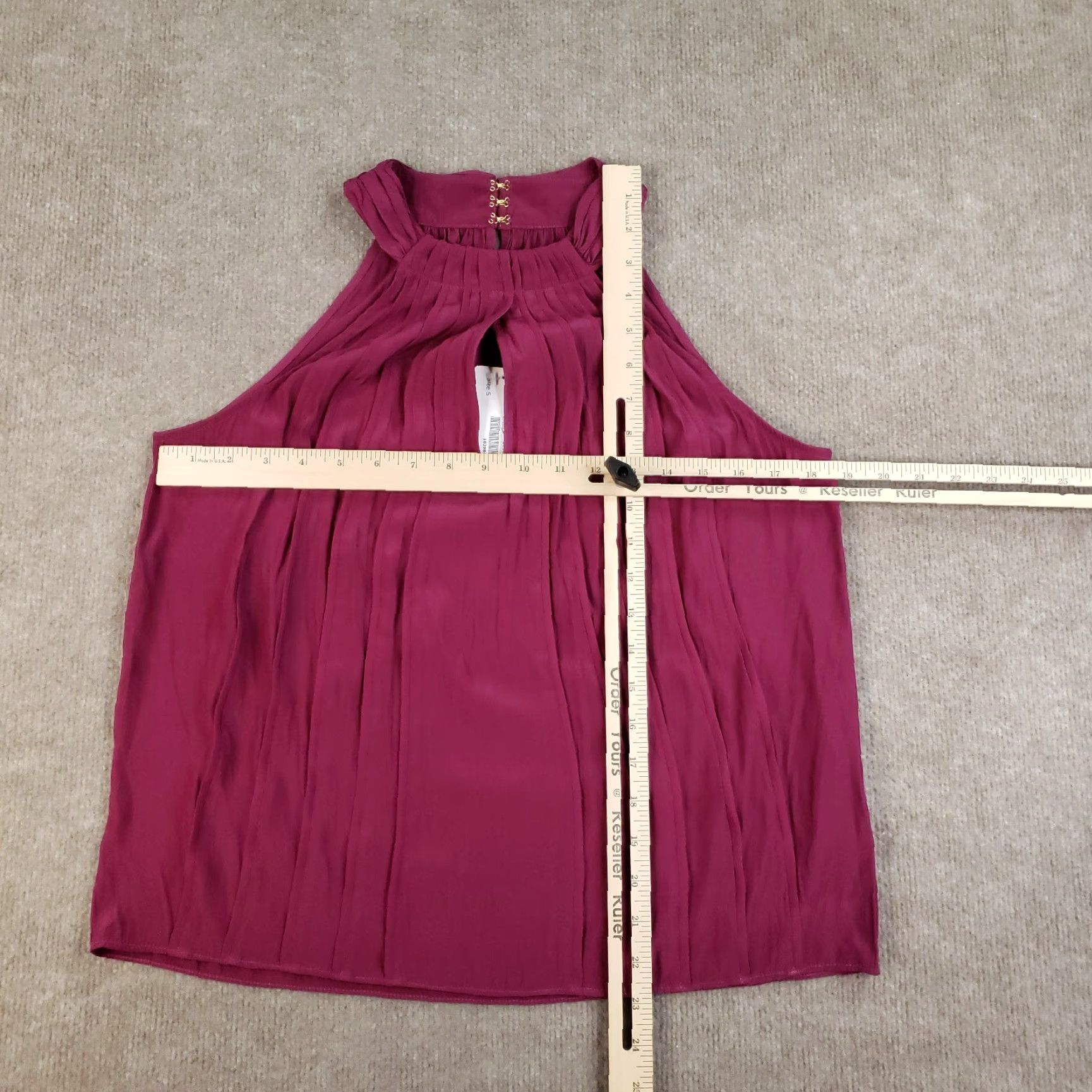 Ramy Brook Ramy Brook Blouse Women's Small Purple Pleated Halter Neck Top NWT Size S / US 4 / IT 40 - 2 Thumbnail