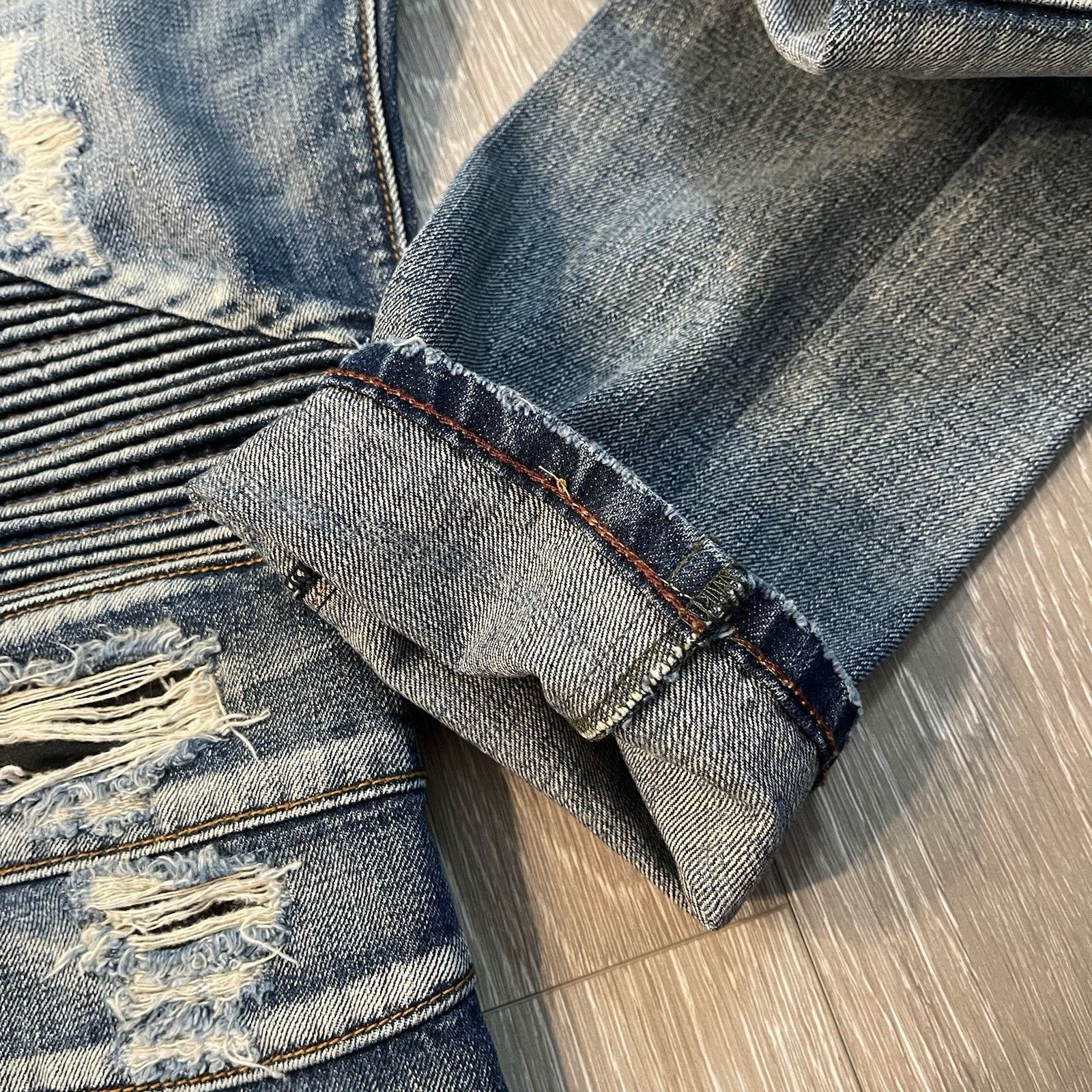 Cult Of Individuality Cult of Individuality Jeans 32x34 Rebel Cycle Moto Selvedge Size US 32 / EU 48 - 14 Thumbnail