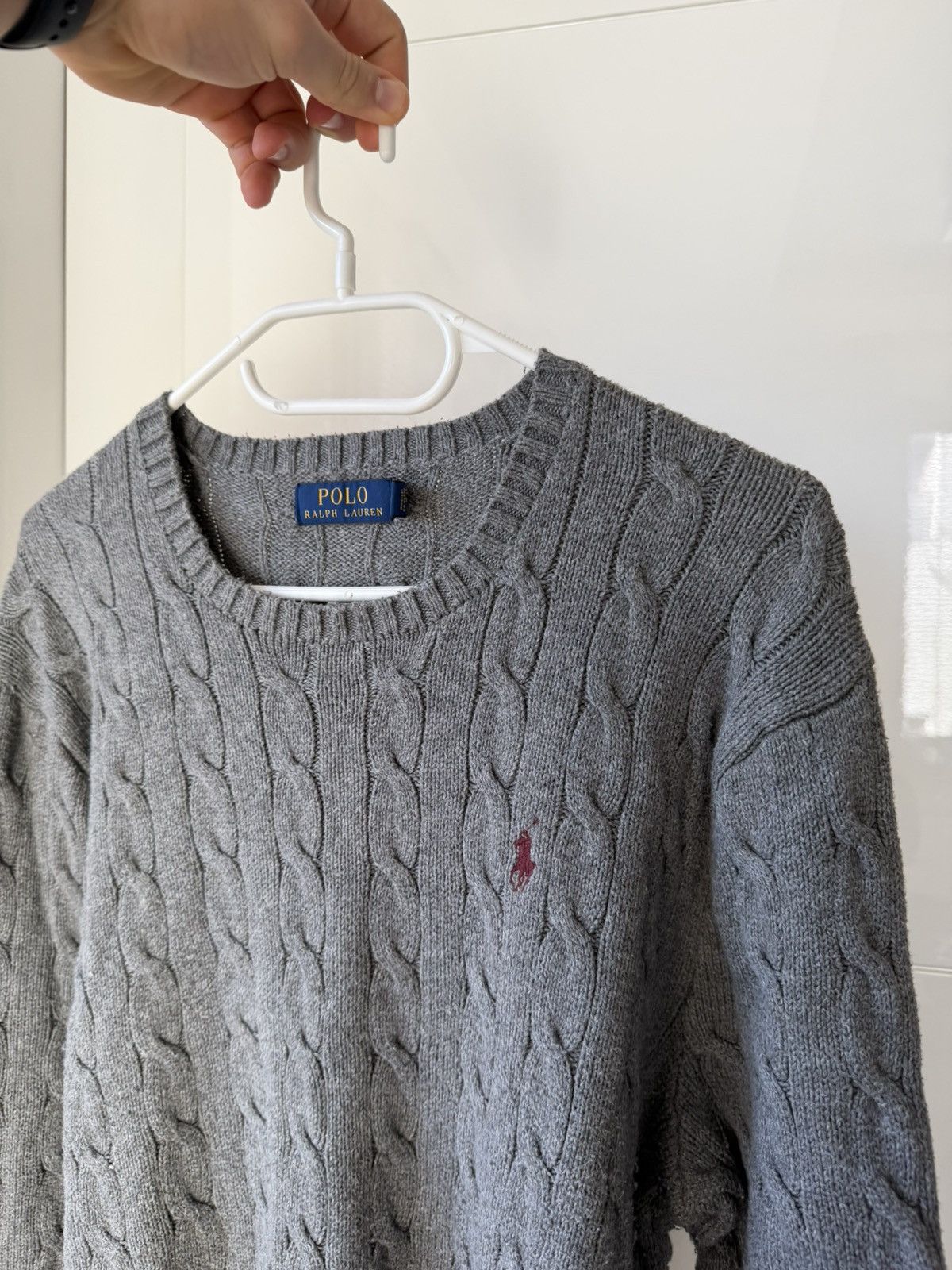 Polo Ralph Lauren Polo Ralph Lauren Grey Luxury Casual Knitted Sweater Size US L / EU 52-54 / 3 - 5 Thumbnail