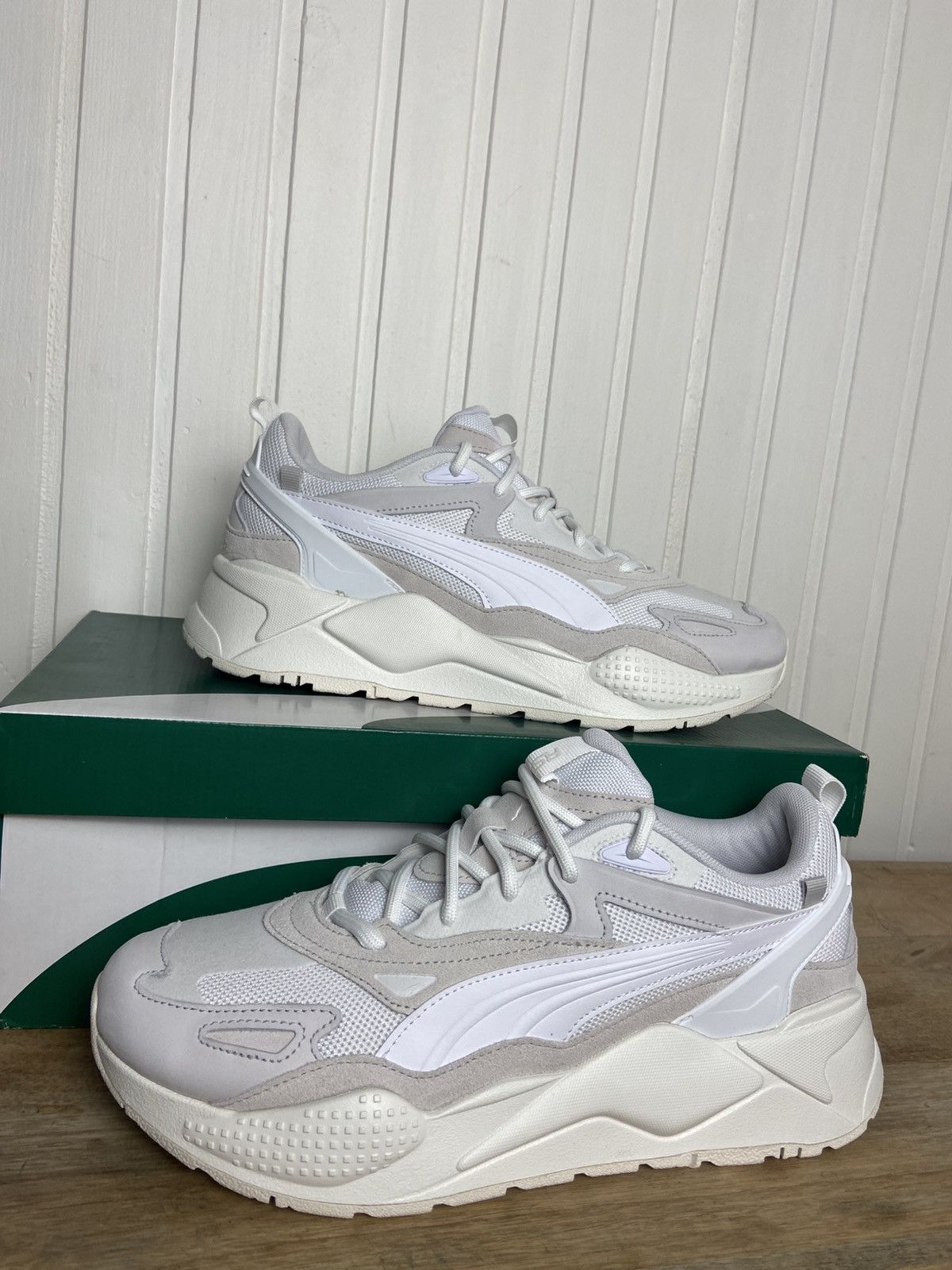 Puma New Puma RS-X Efekt PRM white authentic size 11,5us vintage Size US 11.5 / EU 44-45 - 9 Thumbnail