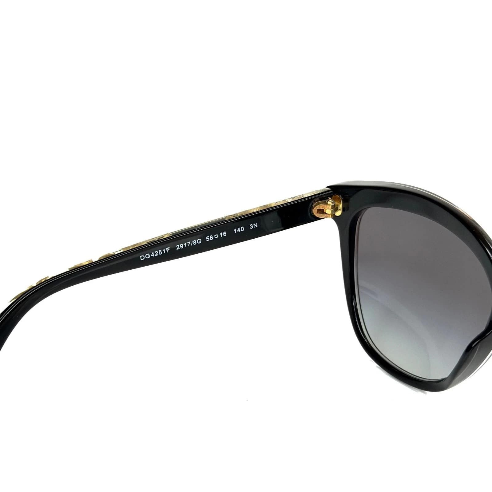 Dolce & Gabbana Dolce & Gabbana DG4251 Gold Leaves 4251 Crystal Sunglasses Size ONE SIZE - 5 Thumbnail