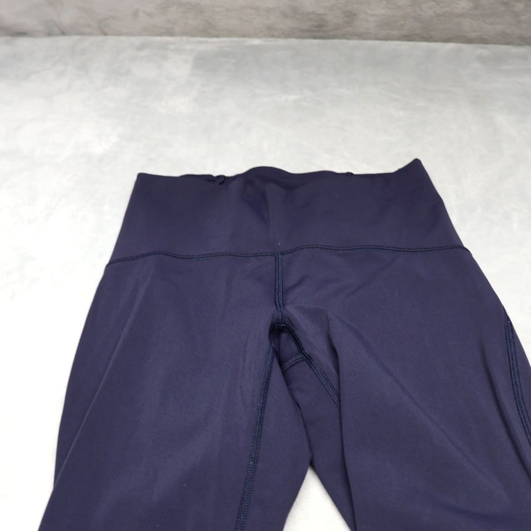 Lululemon Lululemon Leggings Women 6 Blue High Rise Cropped Yoga Gym 23x20 Activewear Size 28" / US 6 / IT 42 - 3 Thumbnail