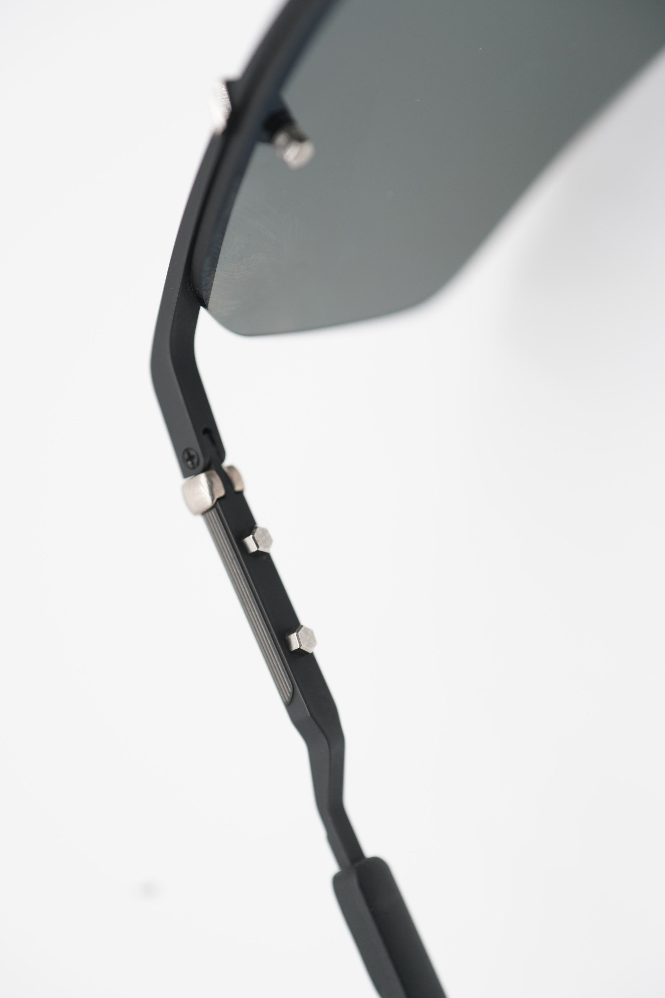 Chrome Hearts Chrome Hearts Clitanic Shield Sunglasses Black Size ONE SIZE - 10 Thumbnail