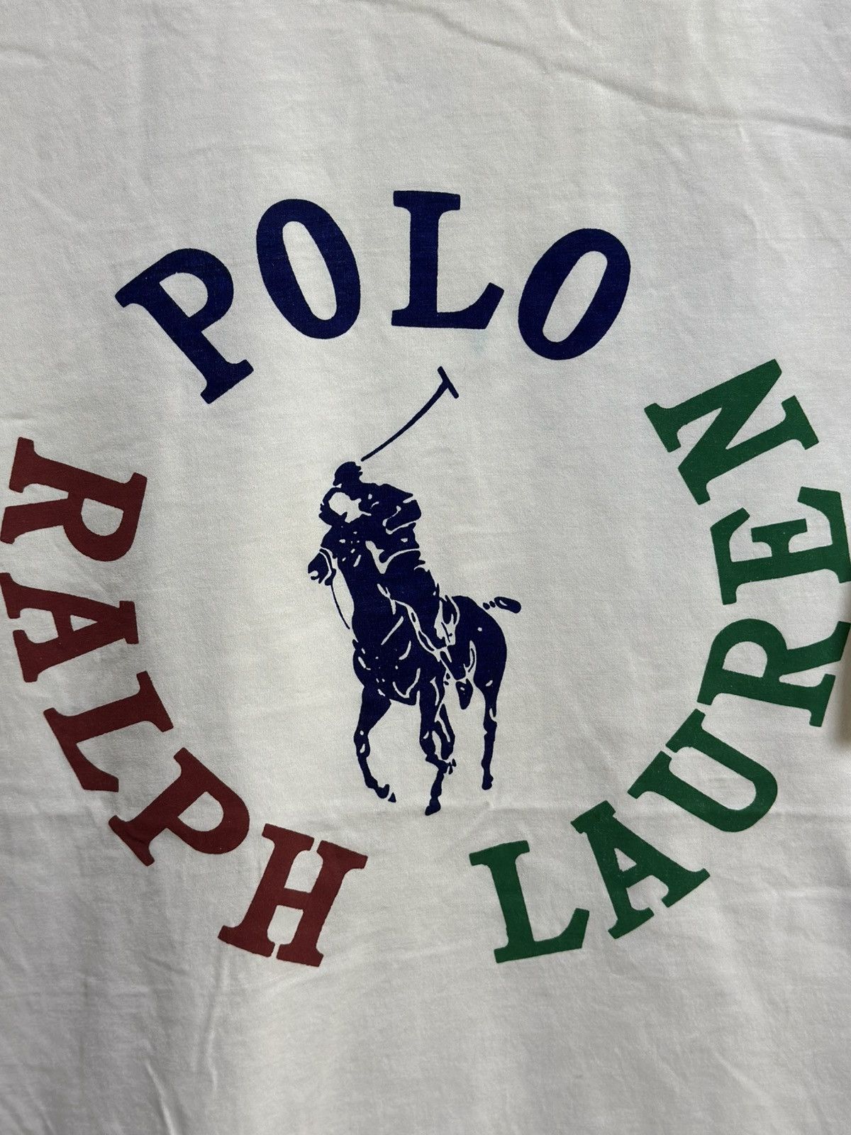 Polo Ralph Lauren Thrashed Vintage Polo Ralph Lauren Faded Tee Size US L / EU 52-54 / 3 - 2 Thumbnail