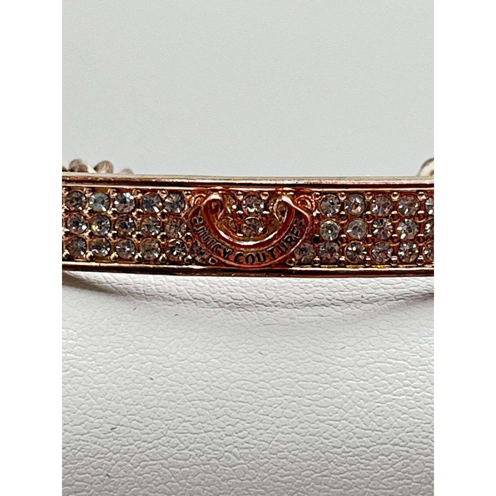 Juicy Couture Juicy Couture Rose Gold Bracelet Pave Stone Bar Bracelet Size ONE SIZE - 2 Thumbnail