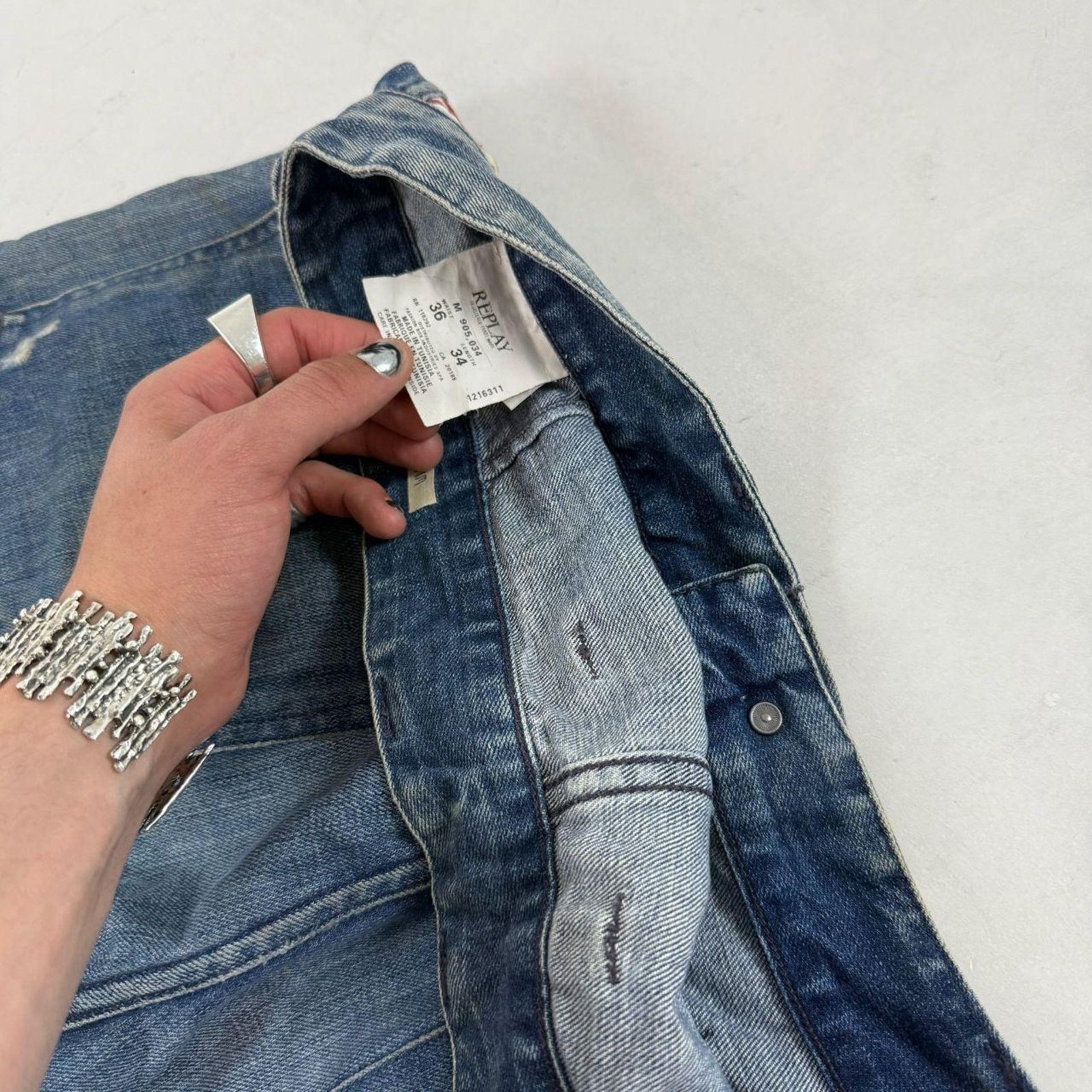 Ecko Unltd. × JNCO × Vintage Vintage y2k archive faded rare baggy wide leg skater jeans Size US 38 / EU 54 - 6 Thumbnail