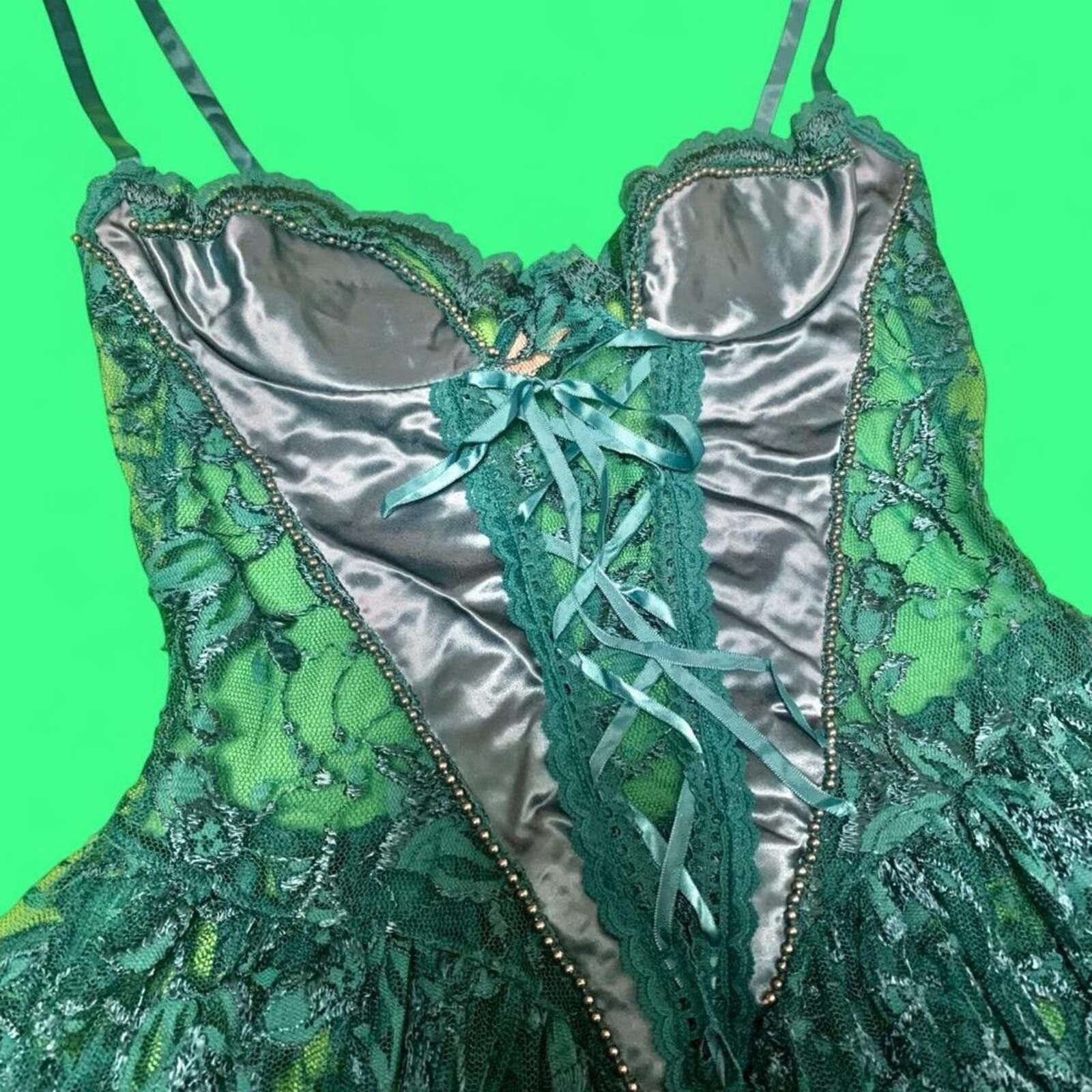 Other Rare Fredericks of Hollywood lingere corset dress Size L / US 10 / IT 46 - 2 Thumbnail
