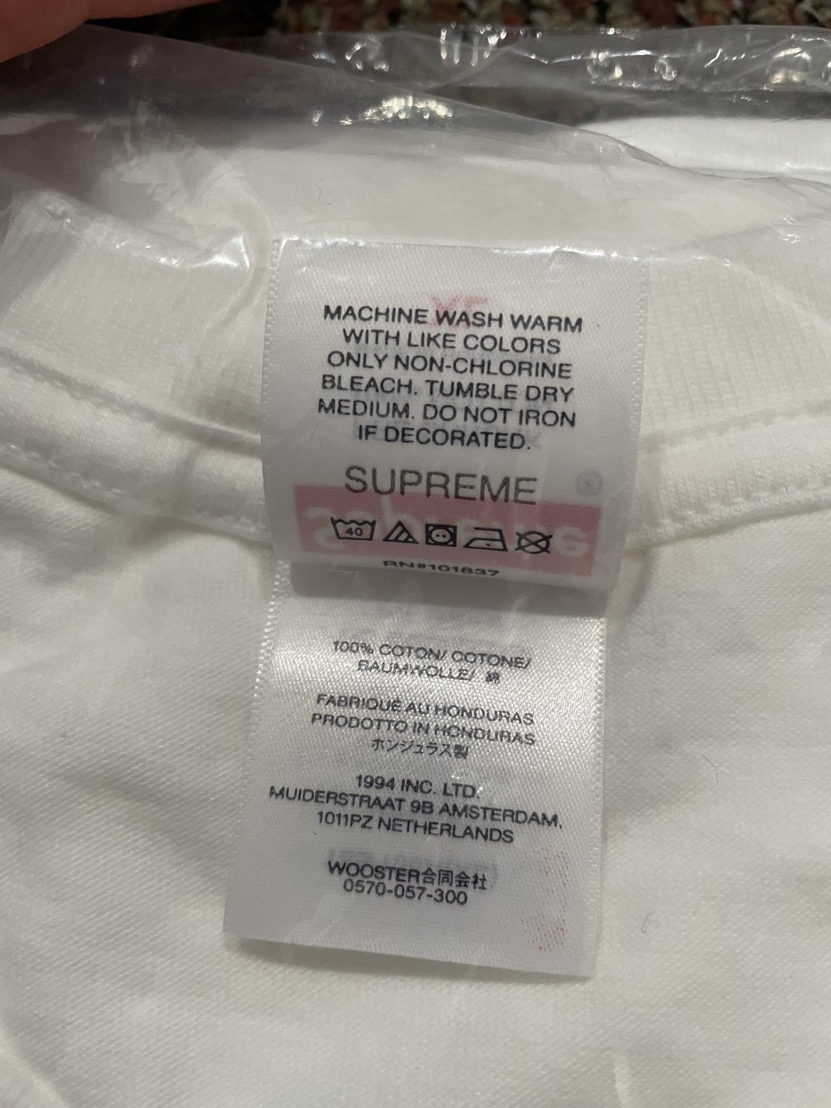 Supreme Supreme Naughty Tee (X-Large) Size US XL / EU 56 / 4 - 4 Thumbnail