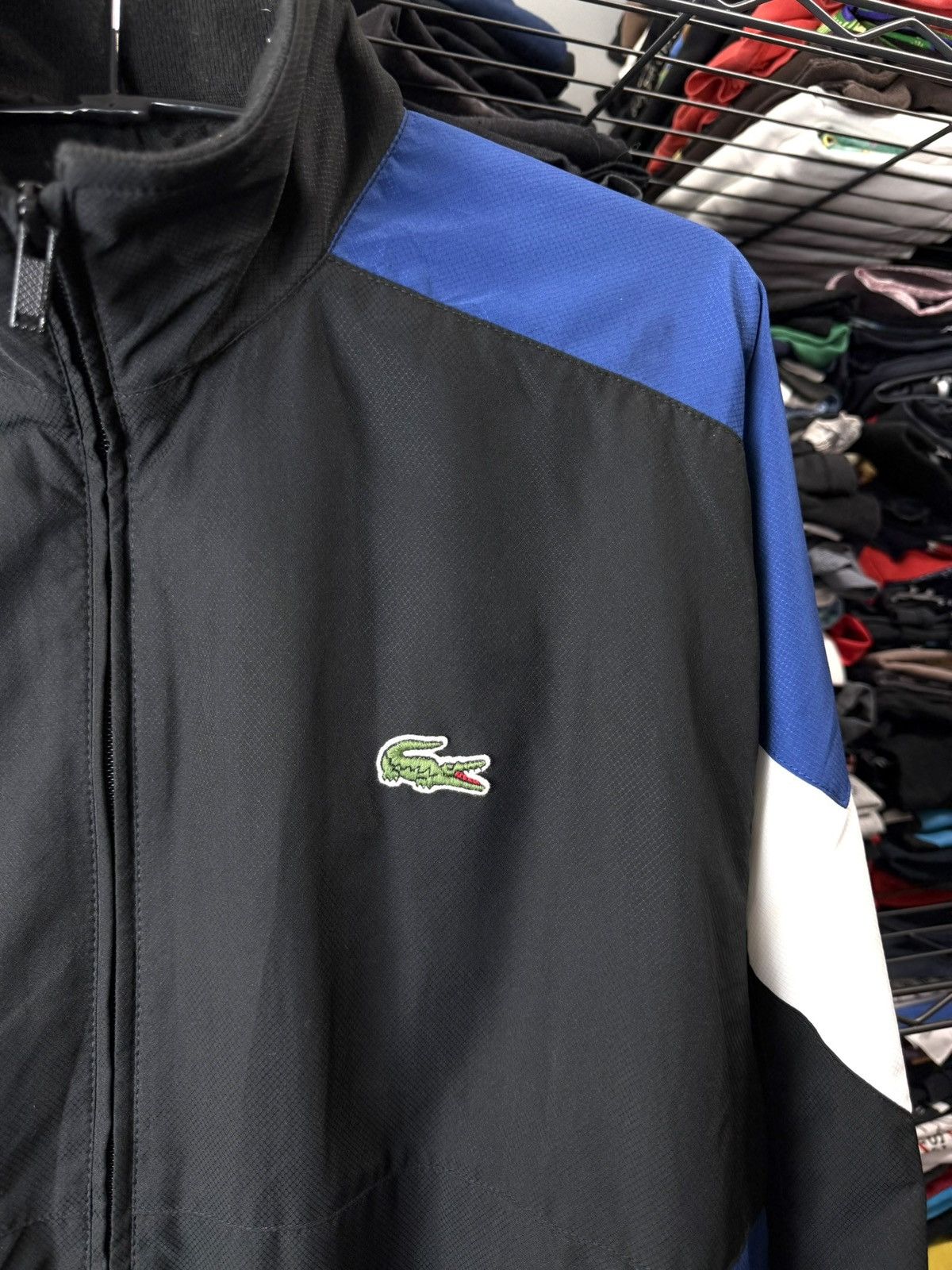 Lacoste Vintage Lacoste Jacket France Style Drill Hype Drip Size US XL / EU 56 / 4 - 2 Thumbnail