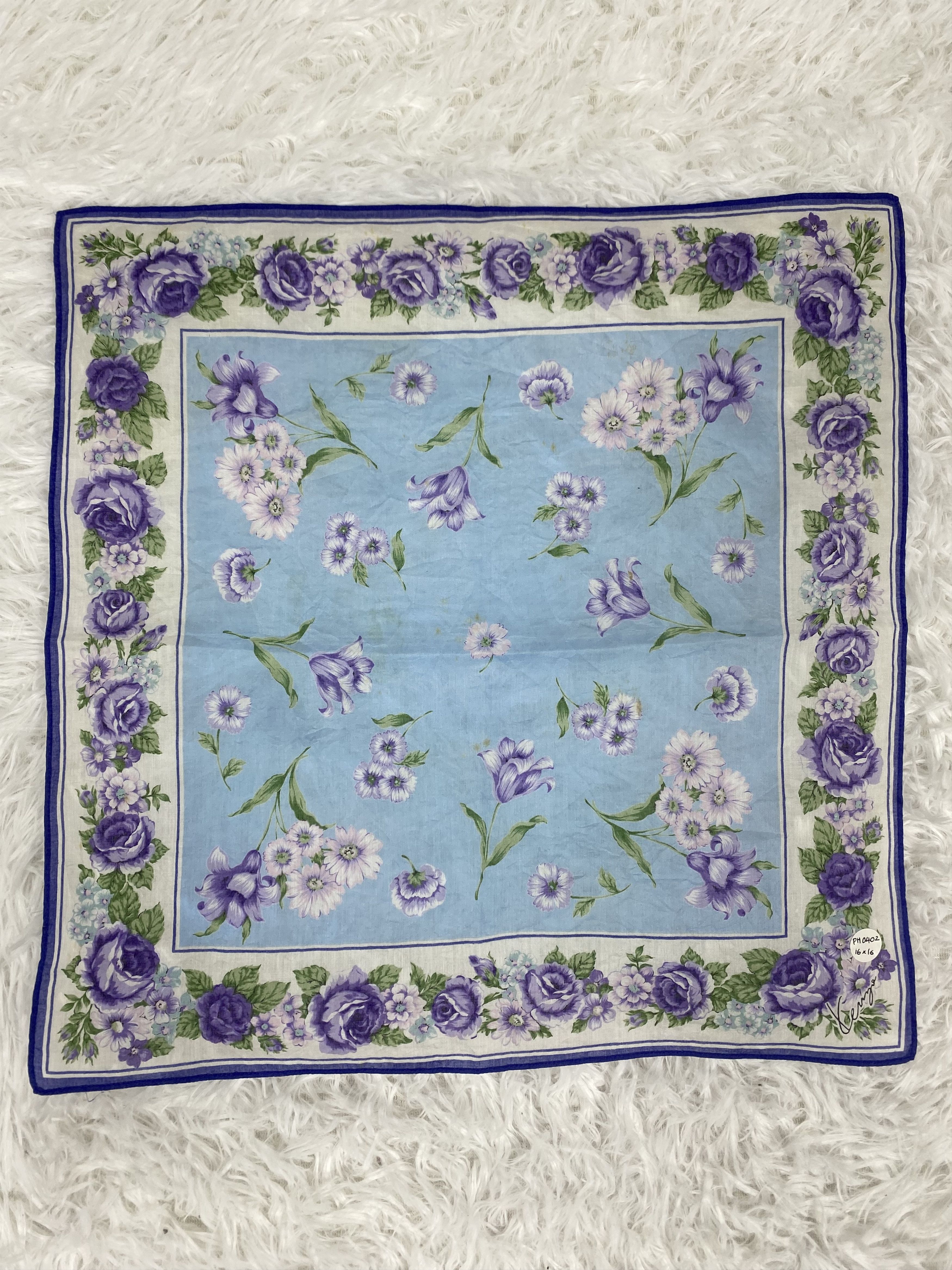 Kenzo Vintage Kenzo Handkerchief Neckerchief PH0402 Size ONE SIZE - 3 Thumbnail