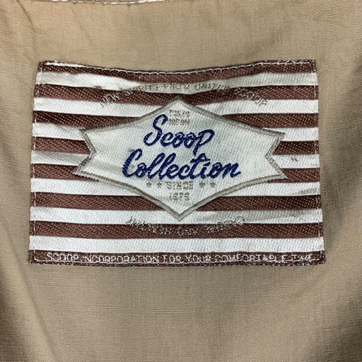 Japanese Brand SCOOP COLLECTION Brown Bomber Jacket #1318-C59 Size US M / EU 48-50 / 2 - 16 Thumbnail