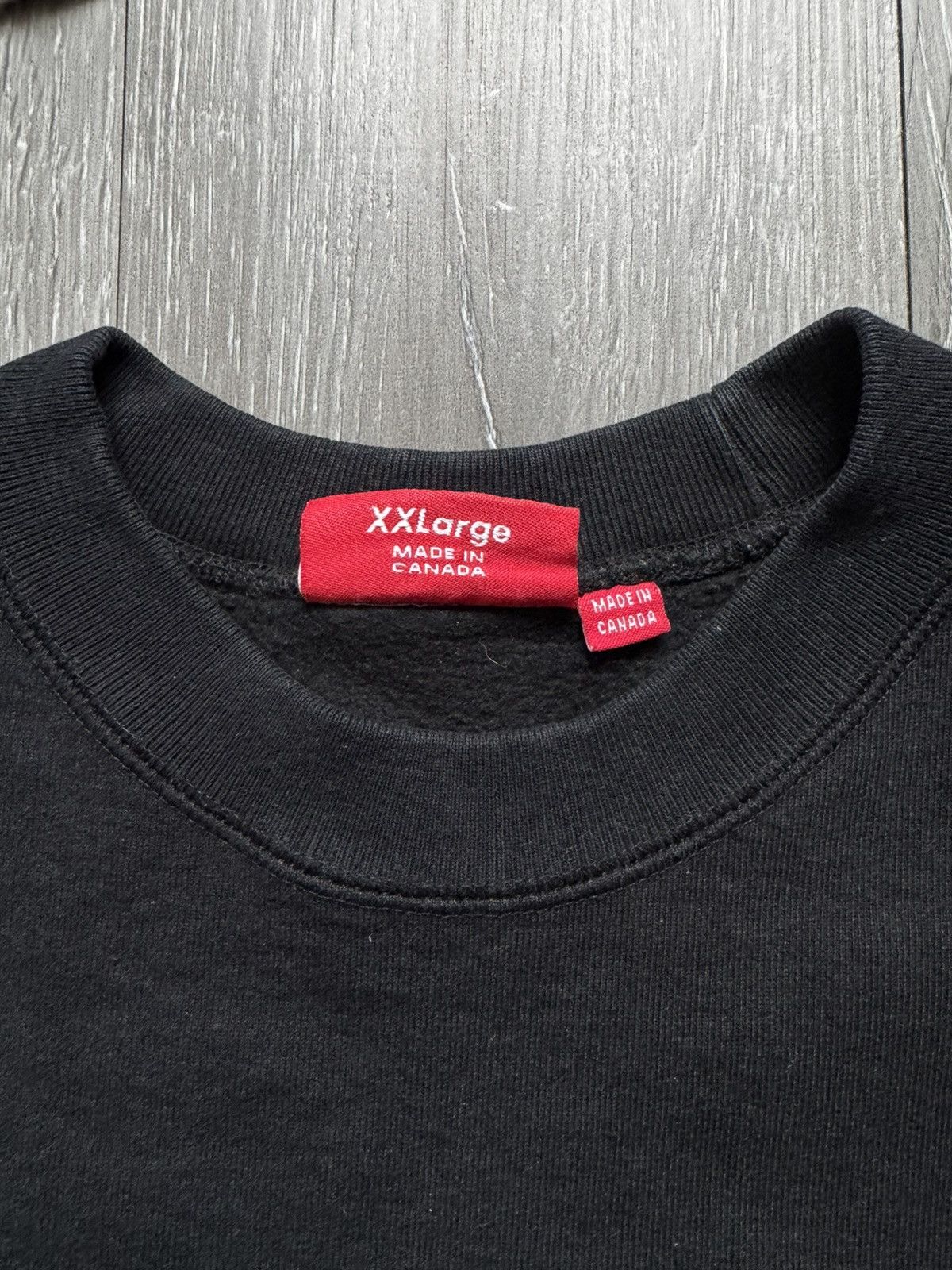 Supreme Supreme Purple on Black Box Logo Crewneck Size US XXL / EU 58 / 5 - 5 Thumbnail
