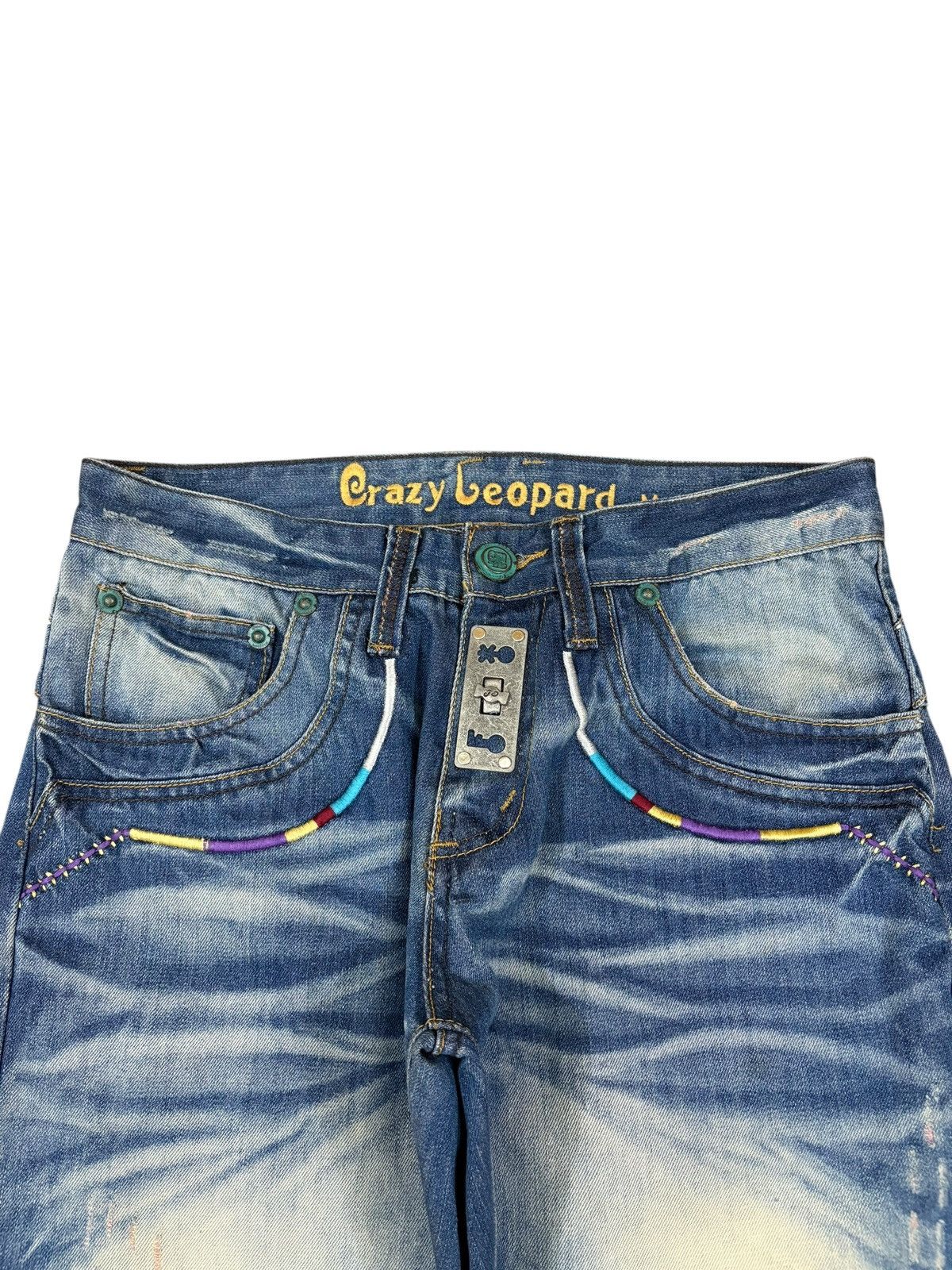 Japanese Brand Vintage Japanese Buckle Back Suspenders Rusty Loose Jeans Size US 30 / EU 46 - 4 Thumbnail