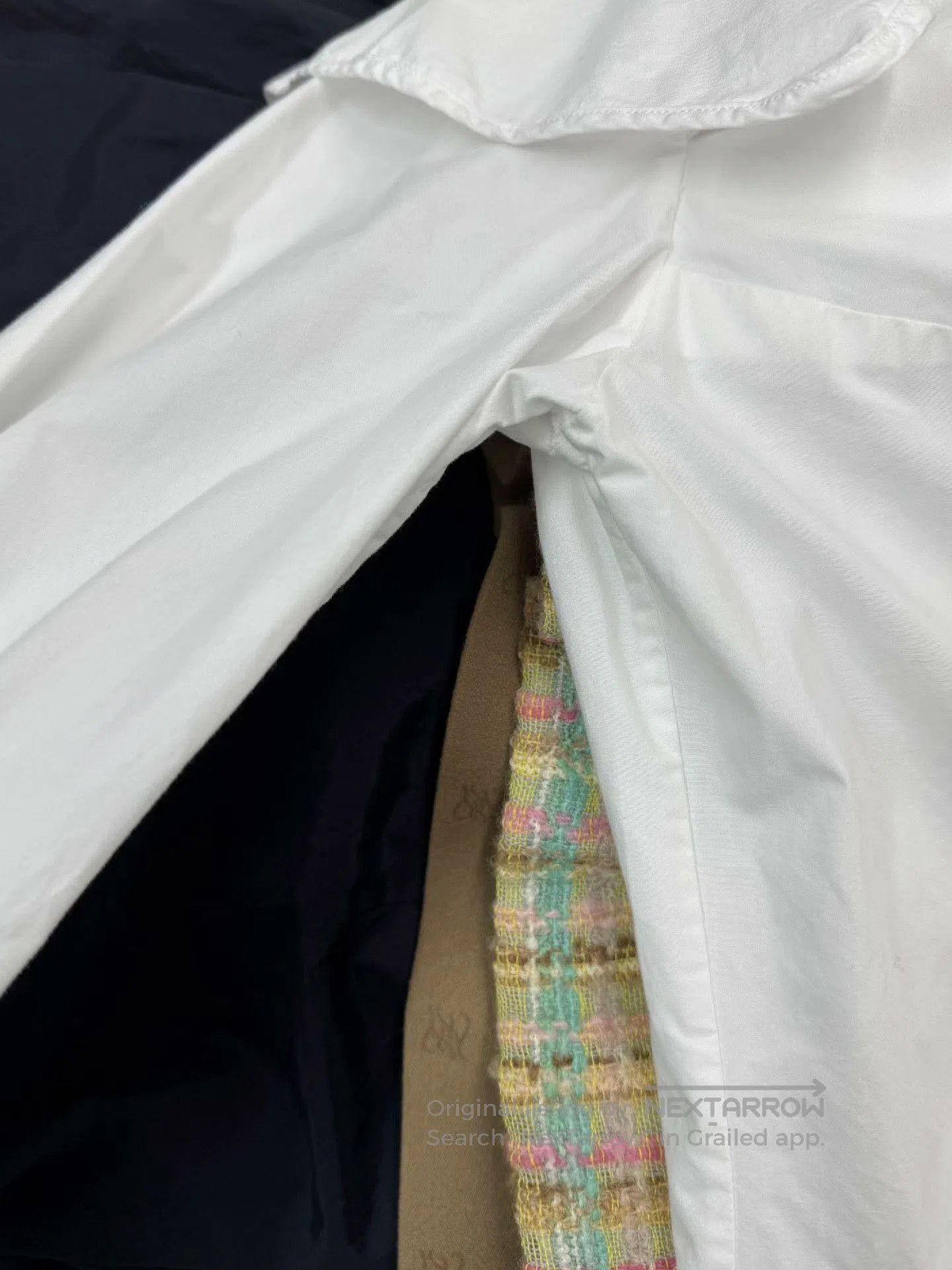 Loewe LOEWE Ruffled Collar White Shirt. Size US XS / EU 42 / 0 - 4 Thumbnail