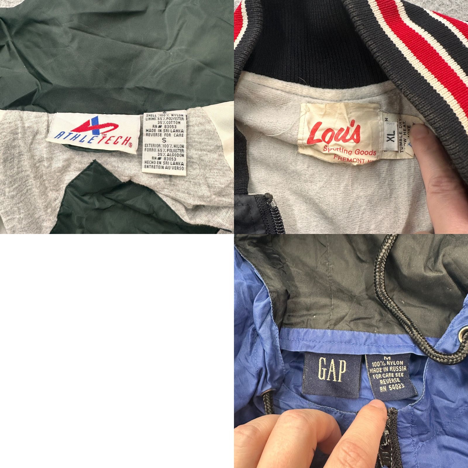 Vintage Lot of 35 Vintage 90s Windbreaker Lightweight Hooded Jackets Size US L / EU 52-54 / 3 - 9 Thumbnail