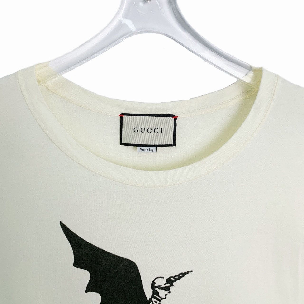 Gucci Gucci Knight Letter Logo Printed Short Sleeve T-shirt K26WX Size S / US 4 / IT 40 - 4 Thumbnail