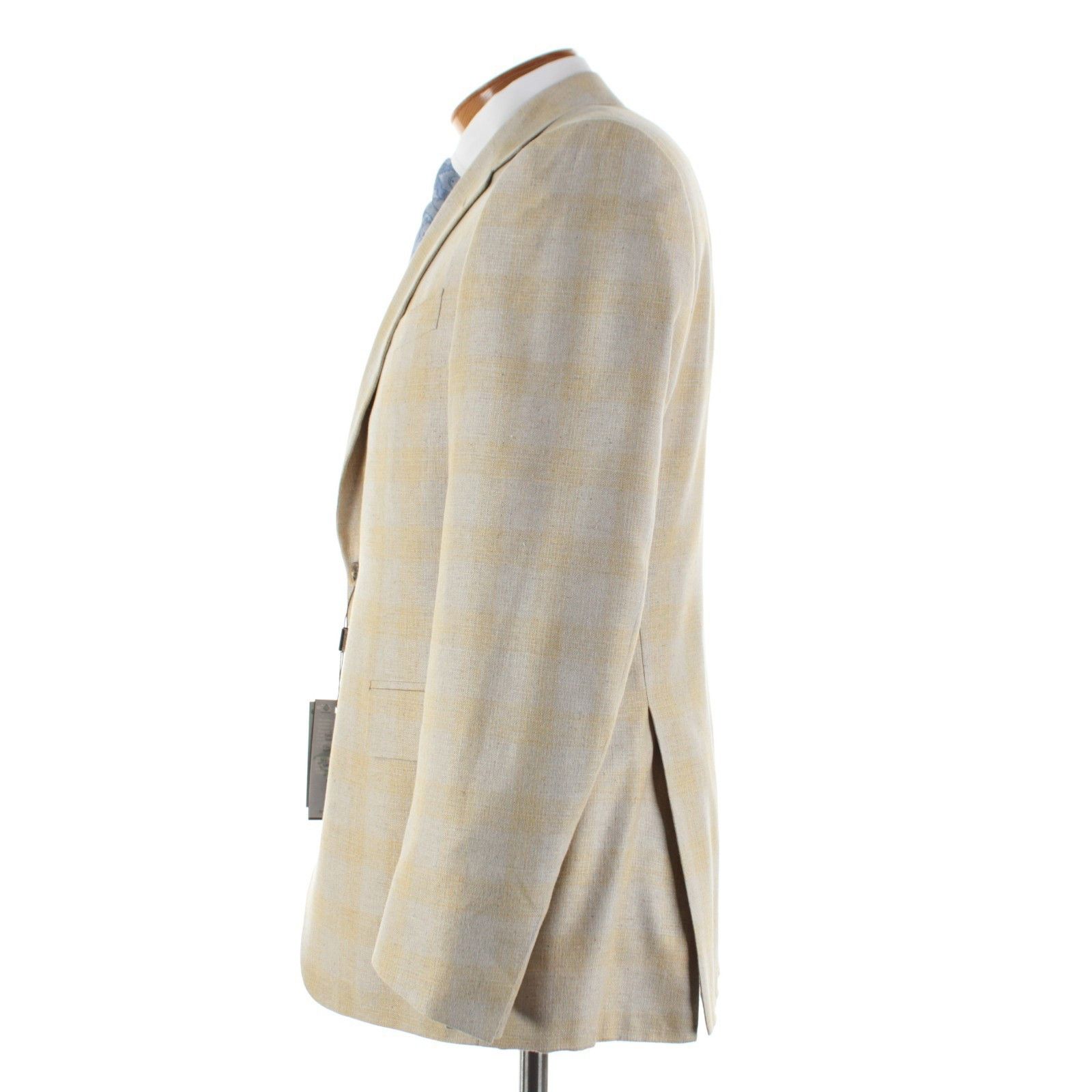 Canali Canali Sport Coat Size 40 Regular US in Beige Size 40R - 4 Thumbnail