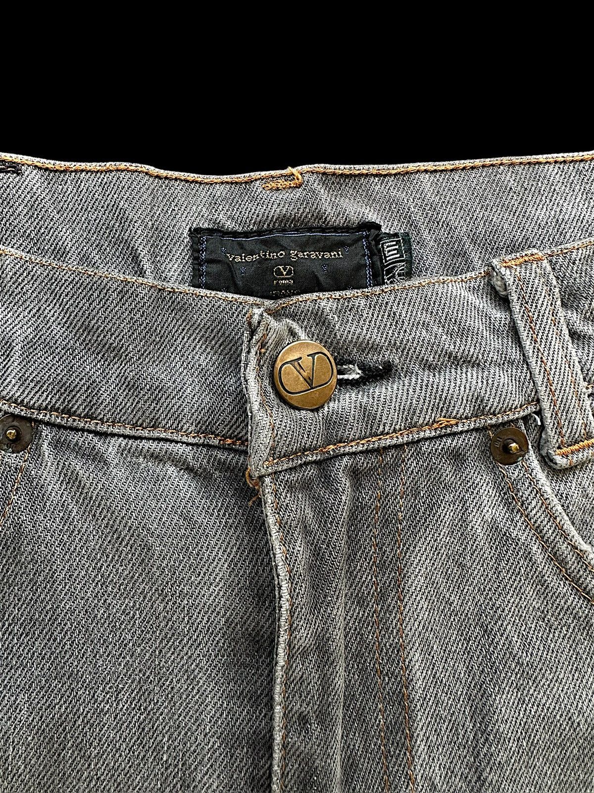 Valentino 90's Vintage Valentino Garavani faded black jeans Size US 31 - 7 Thumbnail