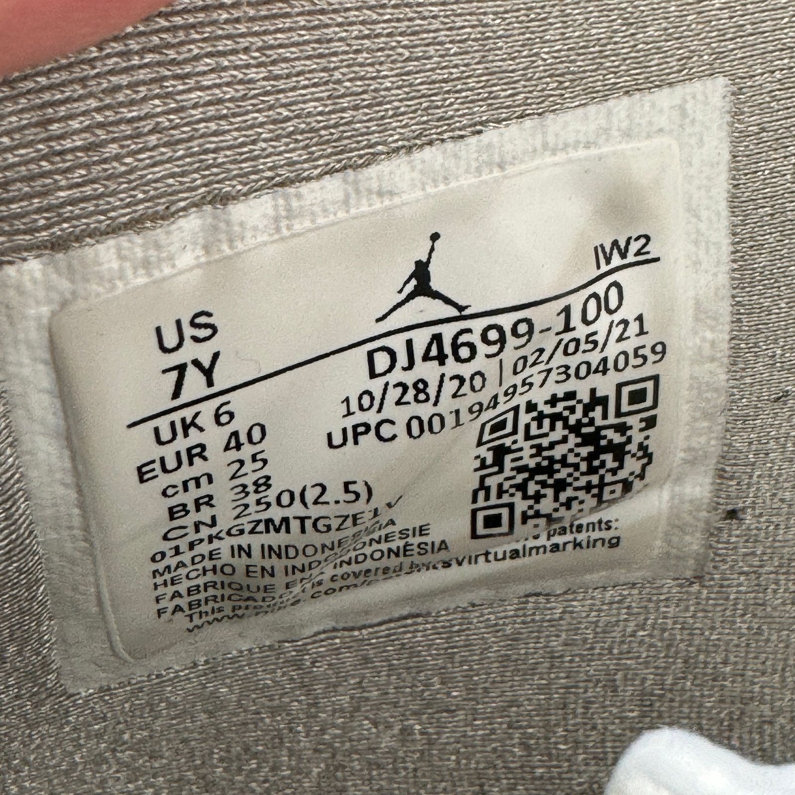 Jordan Brand × Nike Size 7 - Nike Air Jordan 4 Retro GS White Oreo Men's Shoes Size US 7 / EU 40 - 8 Thumbnail