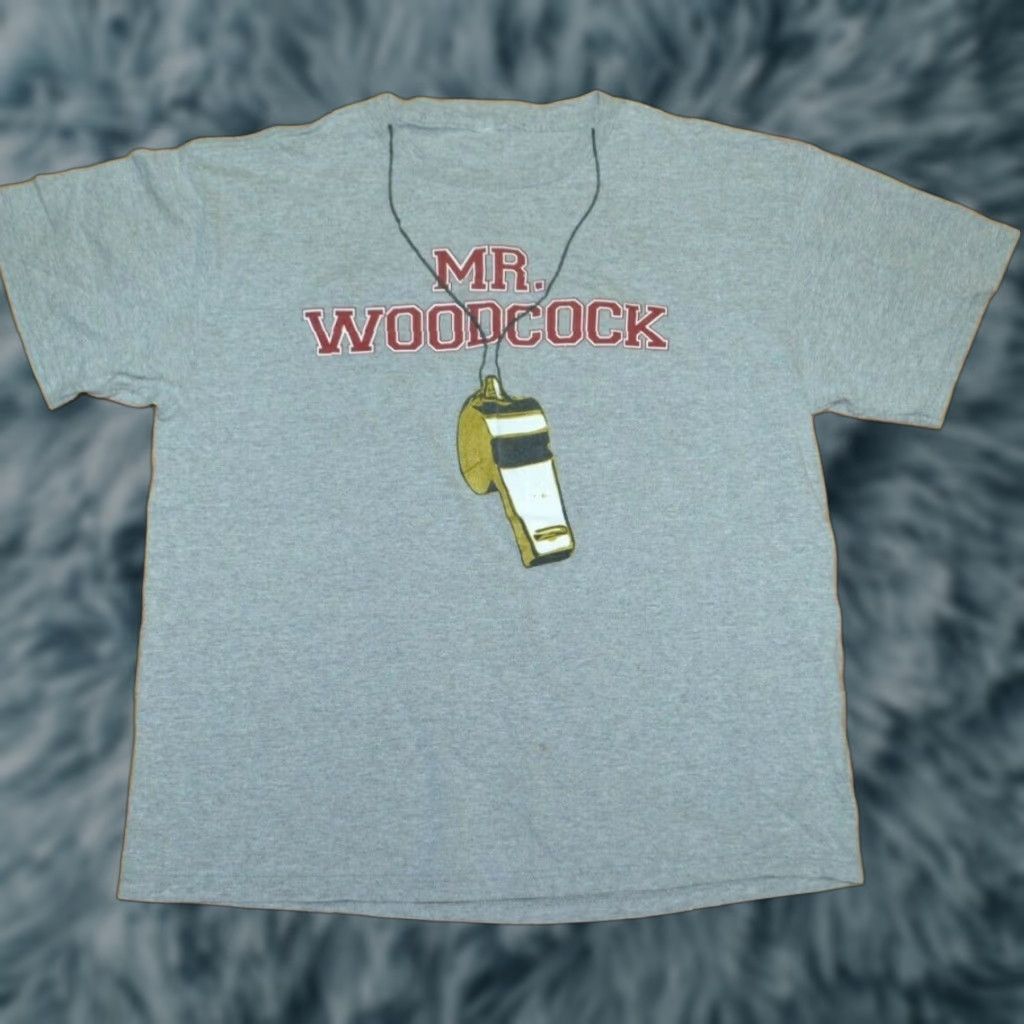 Vintage VINTAGE Mr. Woodcock T-Shirt Gray 2007 Movies Billy Bob Thornton Amy Poehler Mens M Short Sleeve Graphic Tee Size US M / EU 48-50 / 2 - 1 Thumbnail