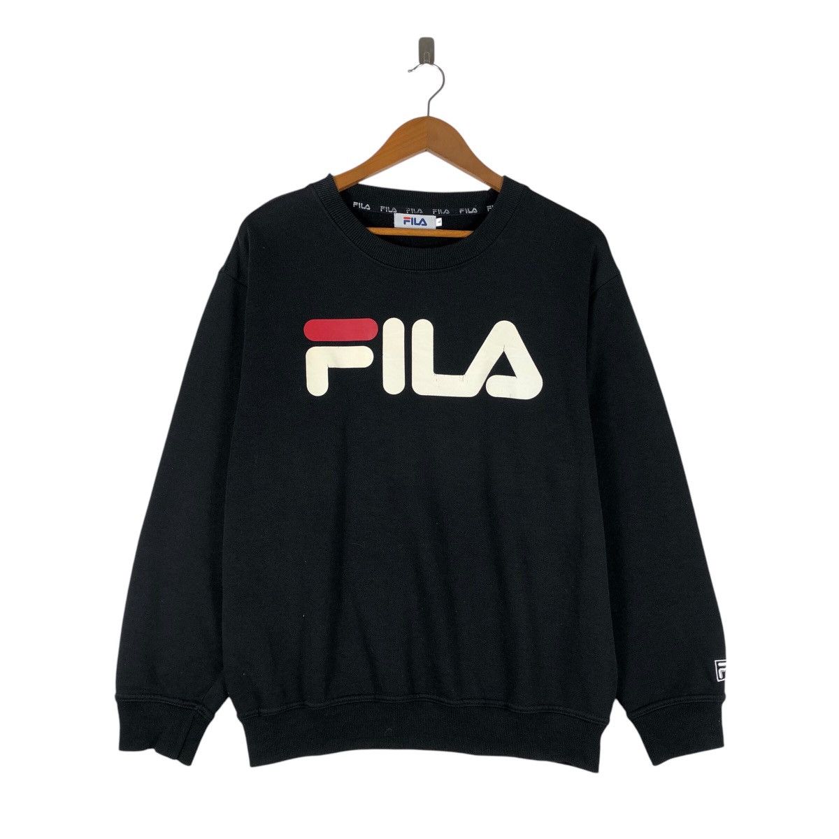 Fila FILA Big Logo Design Crewneck Sweatshirt Size US L / EU 52-54 / 3 - 1 Thumbnail