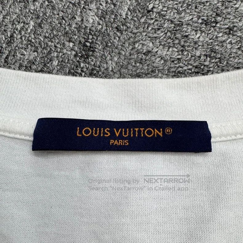 Louis Vuitton Louis Vuitton size 5l Embroidered denim short sleeve Size US M / EU 48-50 / 2 - 3 Thumbnail