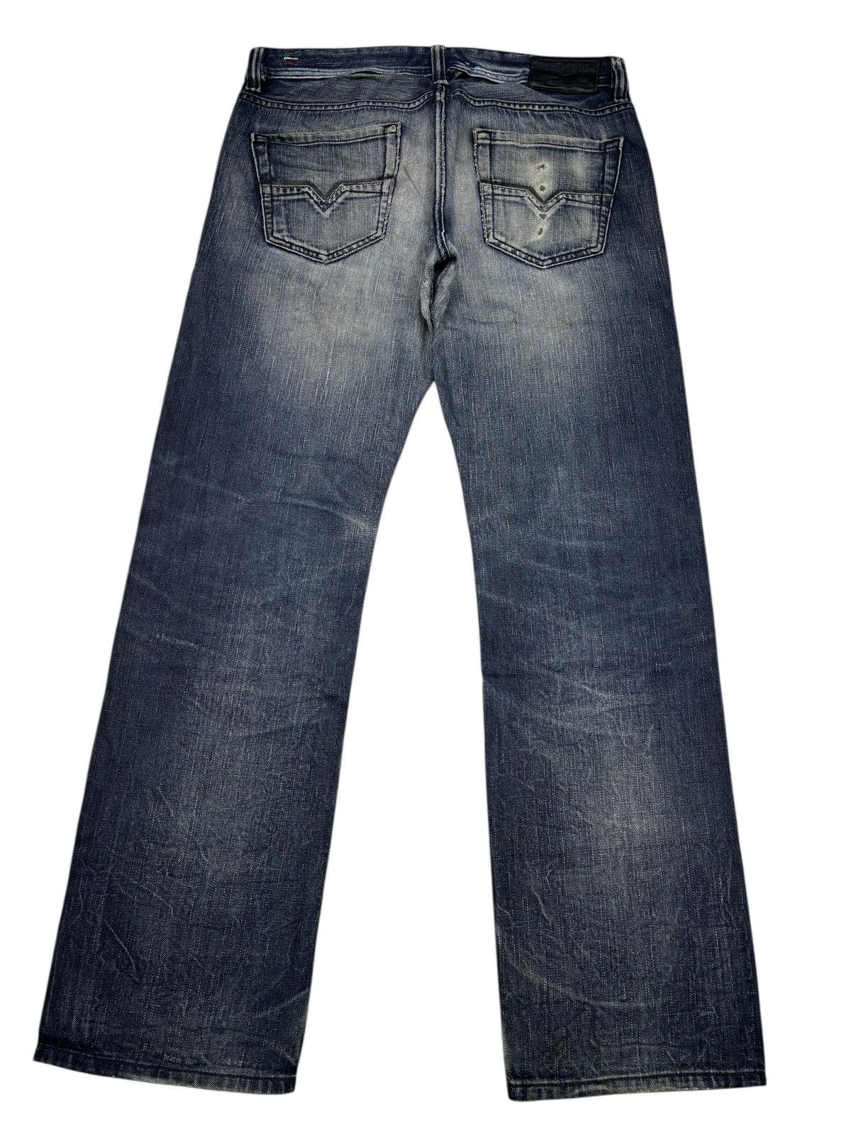 Diesel DIESEL LARKEE LOOSE WIDE DARK DENIM JEANS Size US 33 - 8 Thumbnail