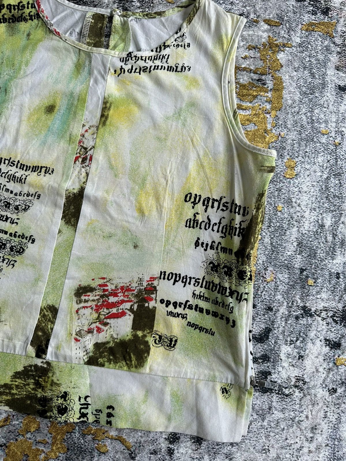 If Six Was Nine BEAUTIFUL CRAZY POEM LIKE FAIRY HOUSE TANK TOP ZIPPER Size S / US 4 / IT 40 - 3 Thumbnail