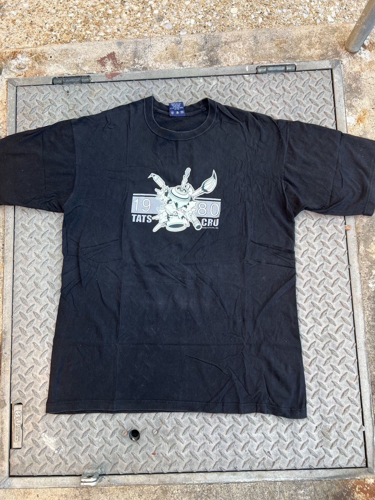 Rap Tees × Vintage Vintage Tats Cru Bronx Graffiti Shirt Y2K Rap Tee Fat Joe Size US XXL / EU 58 / 5 - 2 Thumbnail