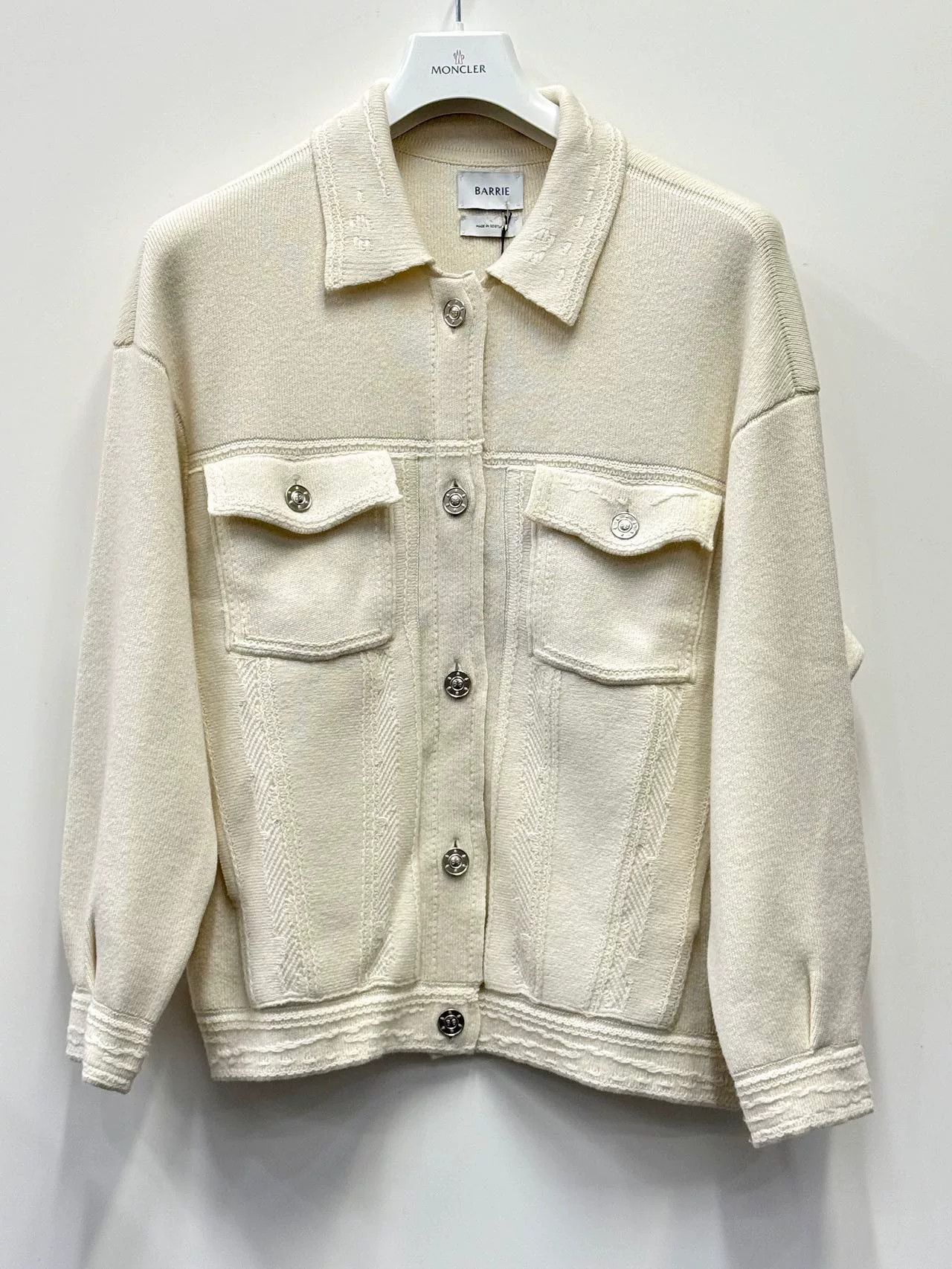 Barrie Barrie Neutral Cashmere Jacket Coat Size XS / US 0-2 / IT 36-38 - 1 Thumbnail