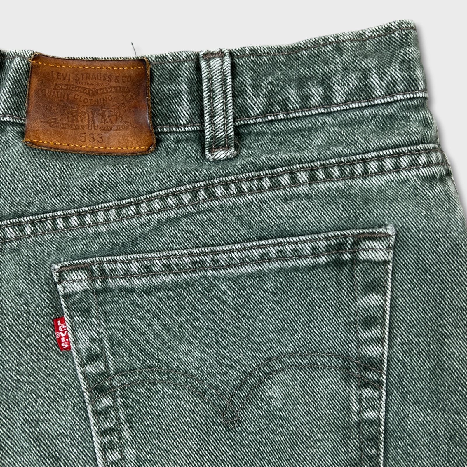 Levi's VTG Levi's 533 Jeans 34x31 Relaxed Fit Faded 90s Denim Pants Size US 34 / EU 50 - 7 Thumbnail