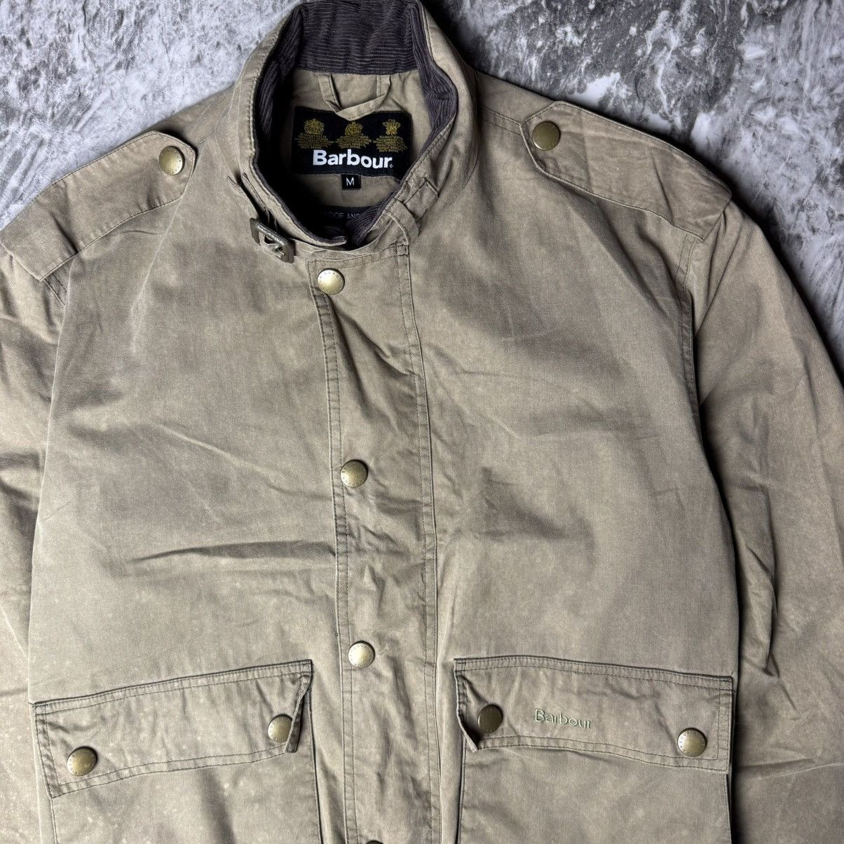 Barbour × Vintage Barbour Waterproof Feather weight Flyer Jacket M Size US M / EU 48-50 / 2 - 6 Thumbnail