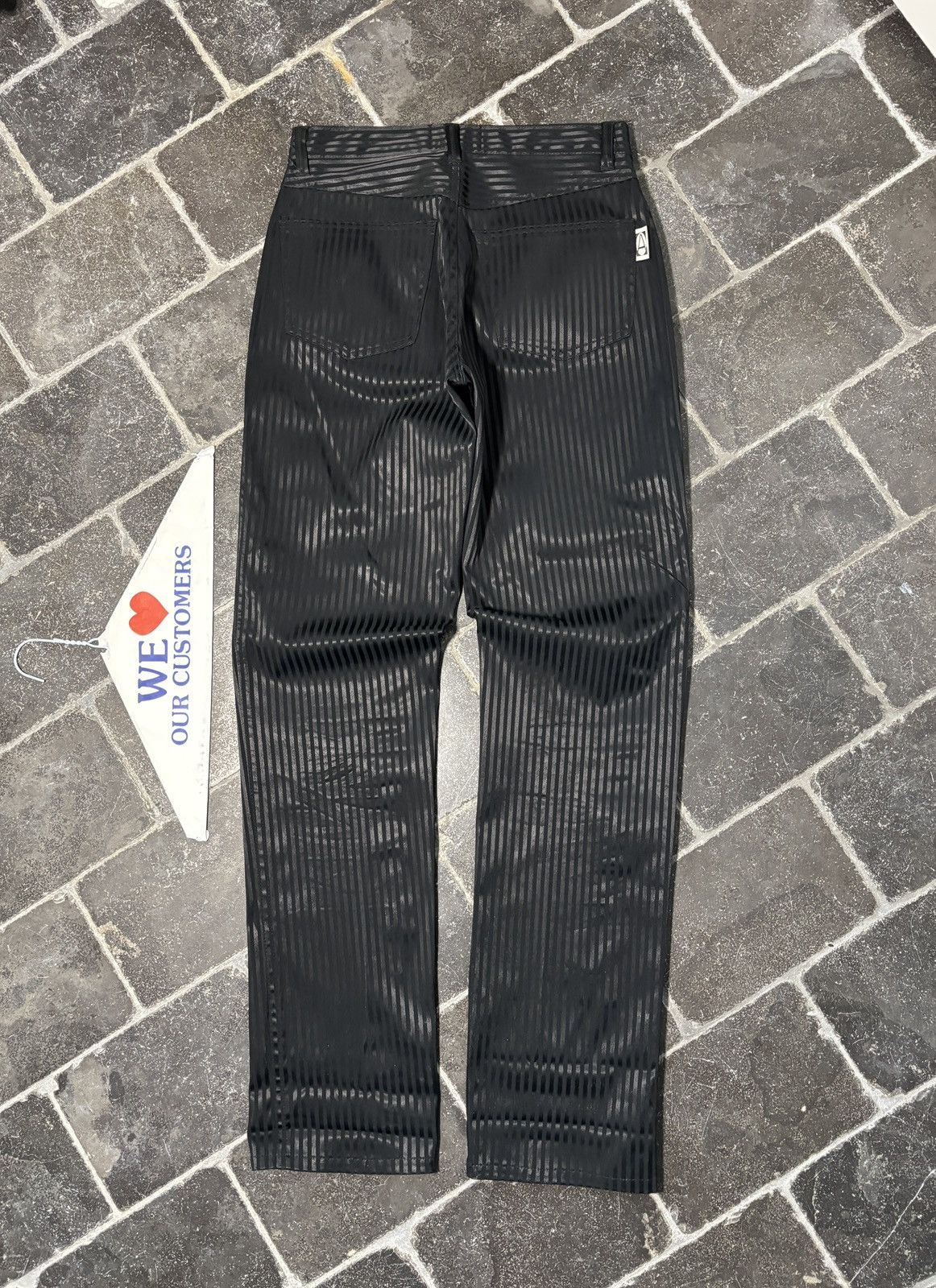 Vintage Made in England Vintage Striped Pants 1990s Apartment London Size 28" / US 6 / IT 42 - 6 Thumbnail