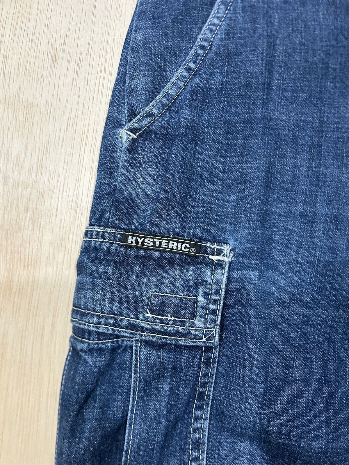 Hysteric Glamour × Japanese Brand × Le Grande Bleu (L.G.B.) Vintage Hysteric Glamour Cargo Multi Pocket Jeans Size US 30 / EU 46 - 2 Thumbnail