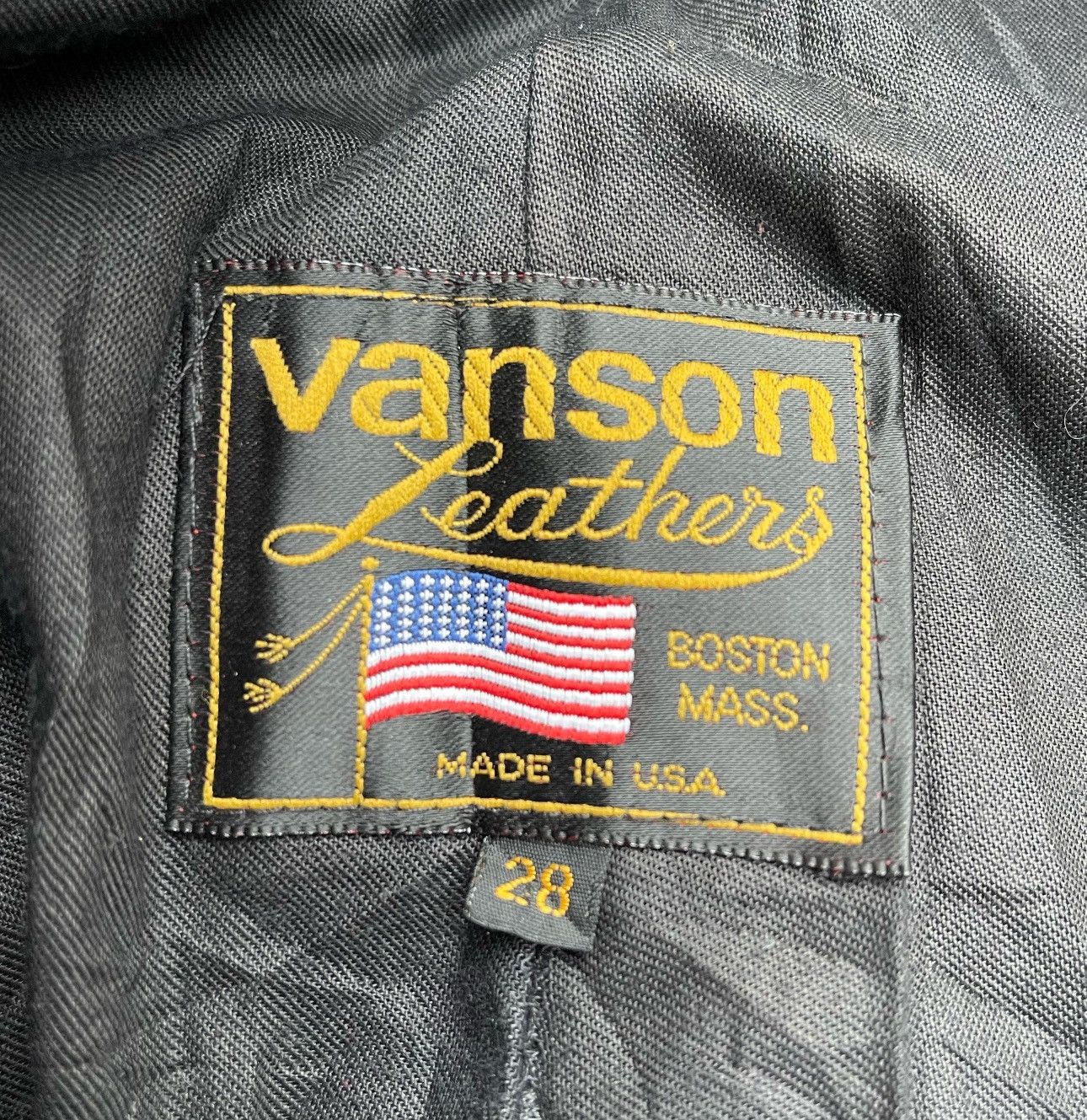 Vanson Leathers 🔥VINTAGE VANSON LEATHER USA BIKERS LEATHER PANTS Size US 28 / EU 44 - 10 Thumbnail