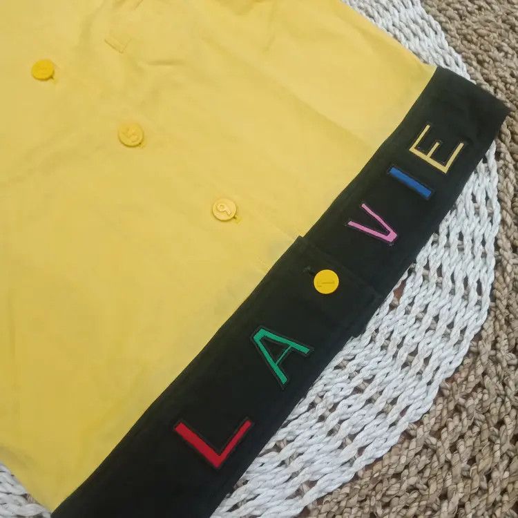 Jean Charles De Castelbajac Vintage jean charles de castlebajac boxy cropbutton shirt Size M / US 6-8 / IT 42-44 - 9 Thumbnail