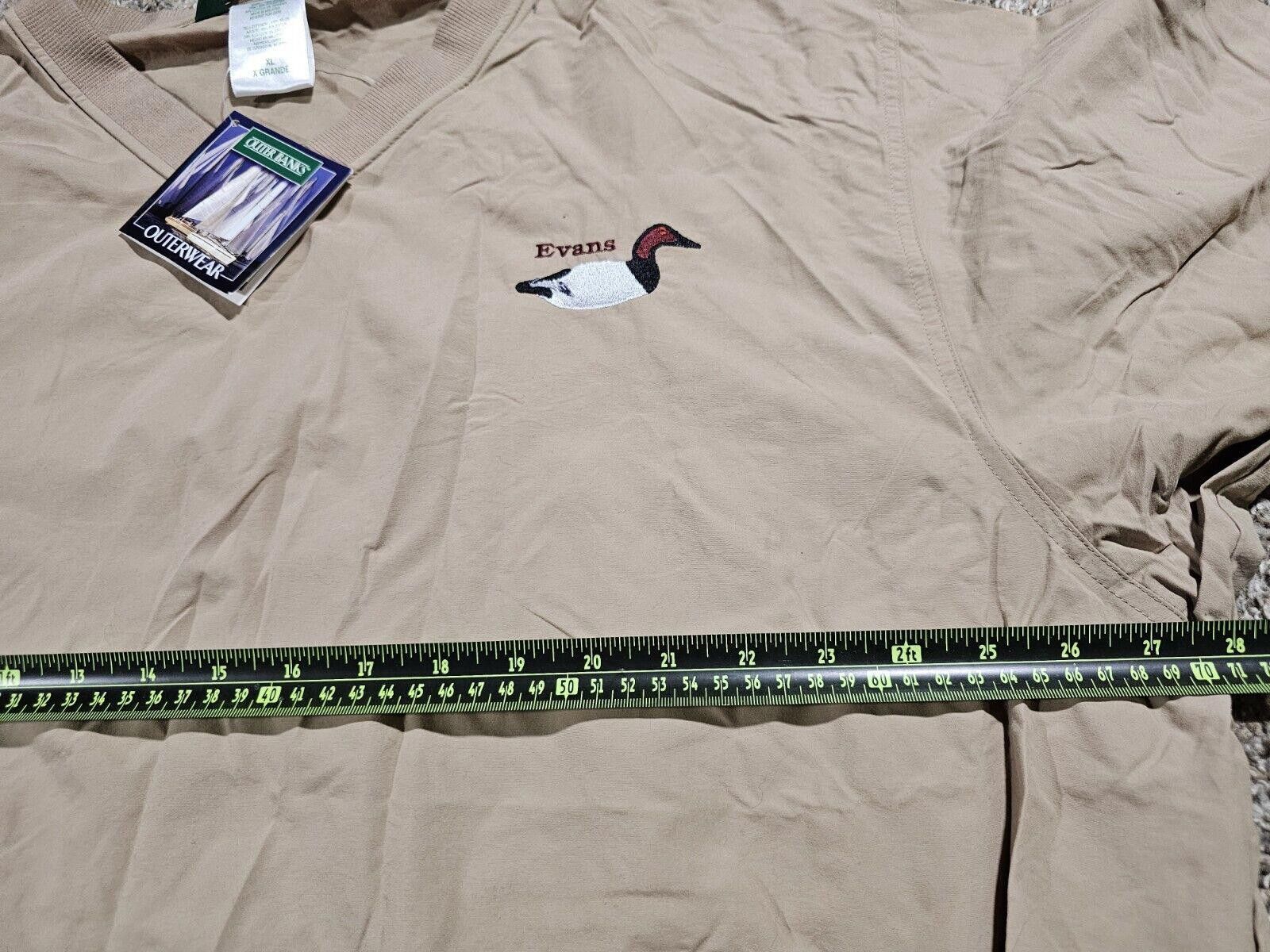 Designer Outer Banks Outer Wear XL Golf Pullover V Neck Evans DUCK Size ONE SIZE - 7 Thumbnail