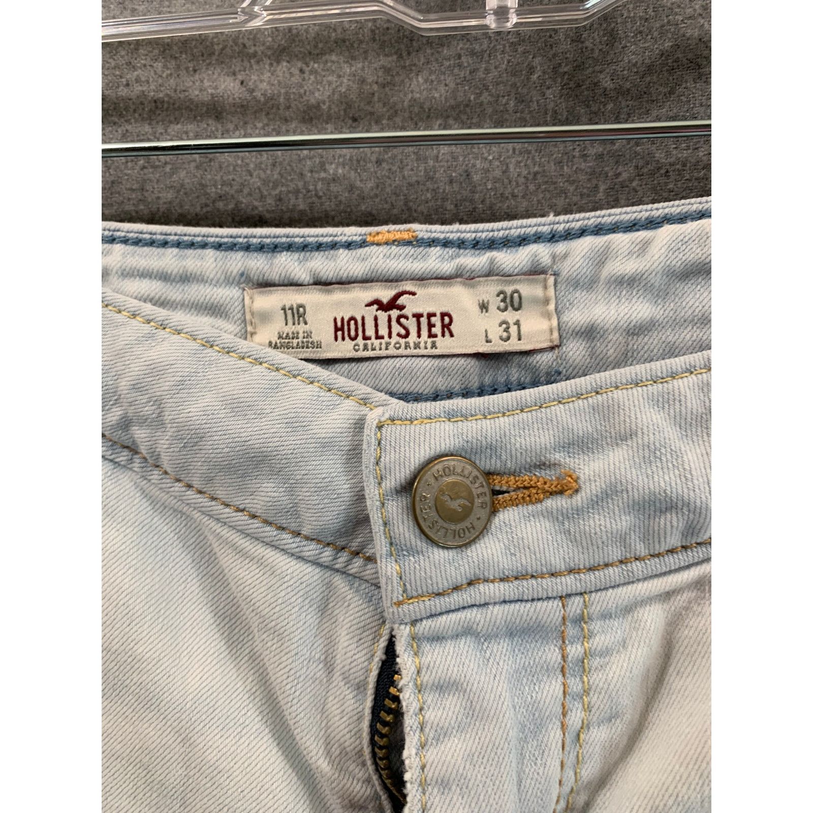 Hollister Hollister Jeans Women Size W30 L31 Light Blue Jeans Size 30" / US 8 / IT 44 - 3 Thumbnail