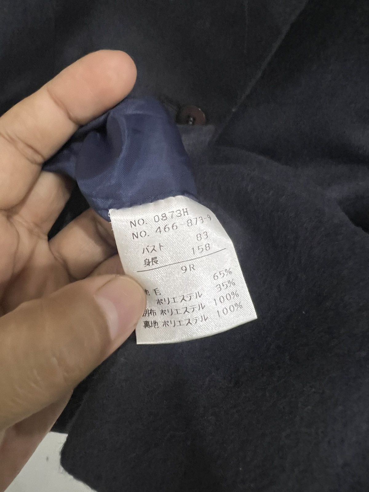 Longchamp LONGCHAMP Paris Wool Stand ButtonUp Collar Chinese Blazer Size M / US 6-8 / IT 42-44 - 7 Thumbnail