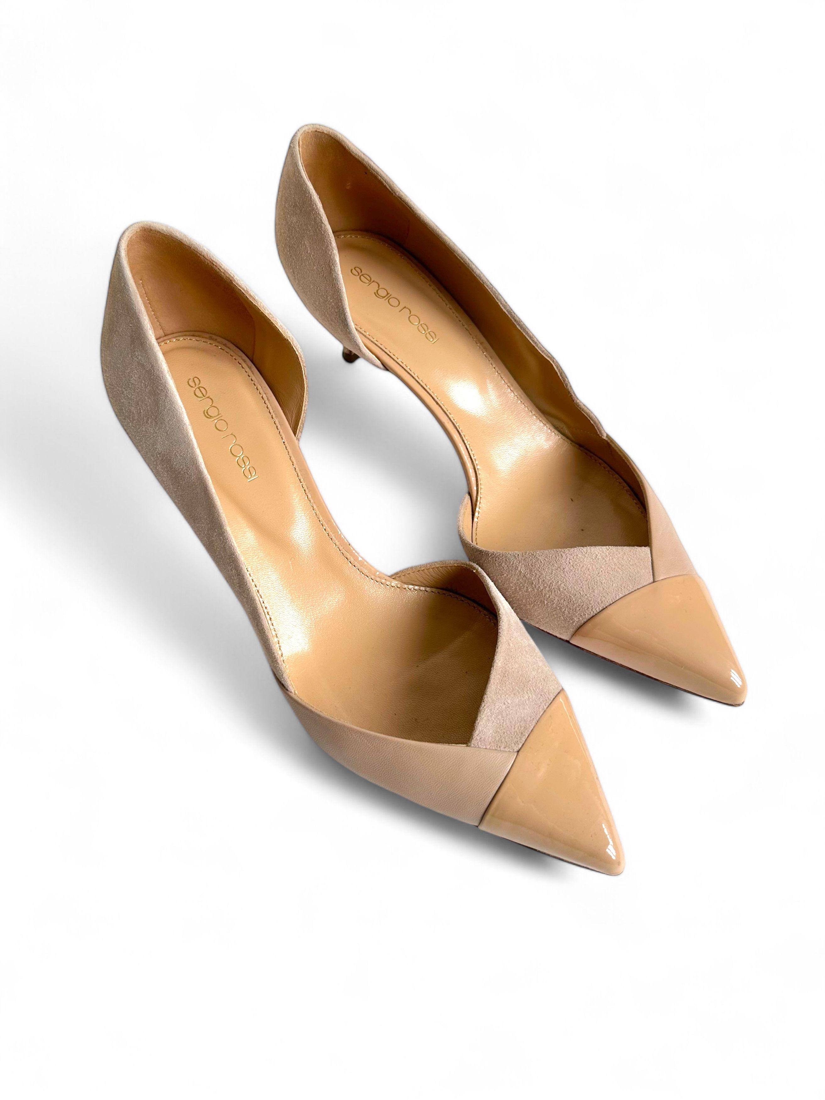 Sergio Rossi Sergio Rossi Seude Leather Heels eu38 Size US 8 / IT 38 - 6 Thumbnail