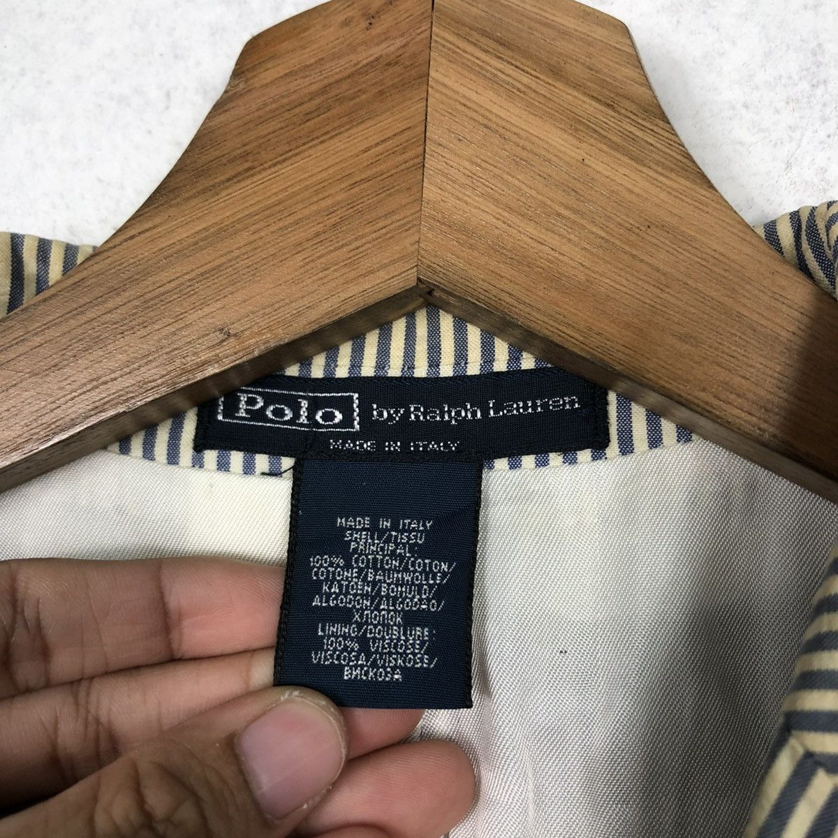 Polo Ralph Lauren 🔥VINTAGE HICKORY CHORE WORKER JACKET POLO RALPH LAUREN Size US S / EU 44-46 / 1 - 19 Thumbnail