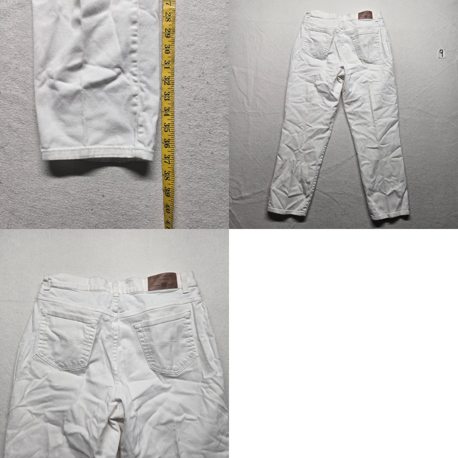 Faded Glory Faded Glory White Casual Pants Womens 14 Pockets Button Zip Straight Capri Length Summer Spring Size 36" / US 14 / IT 50 - 8 Thumbnail