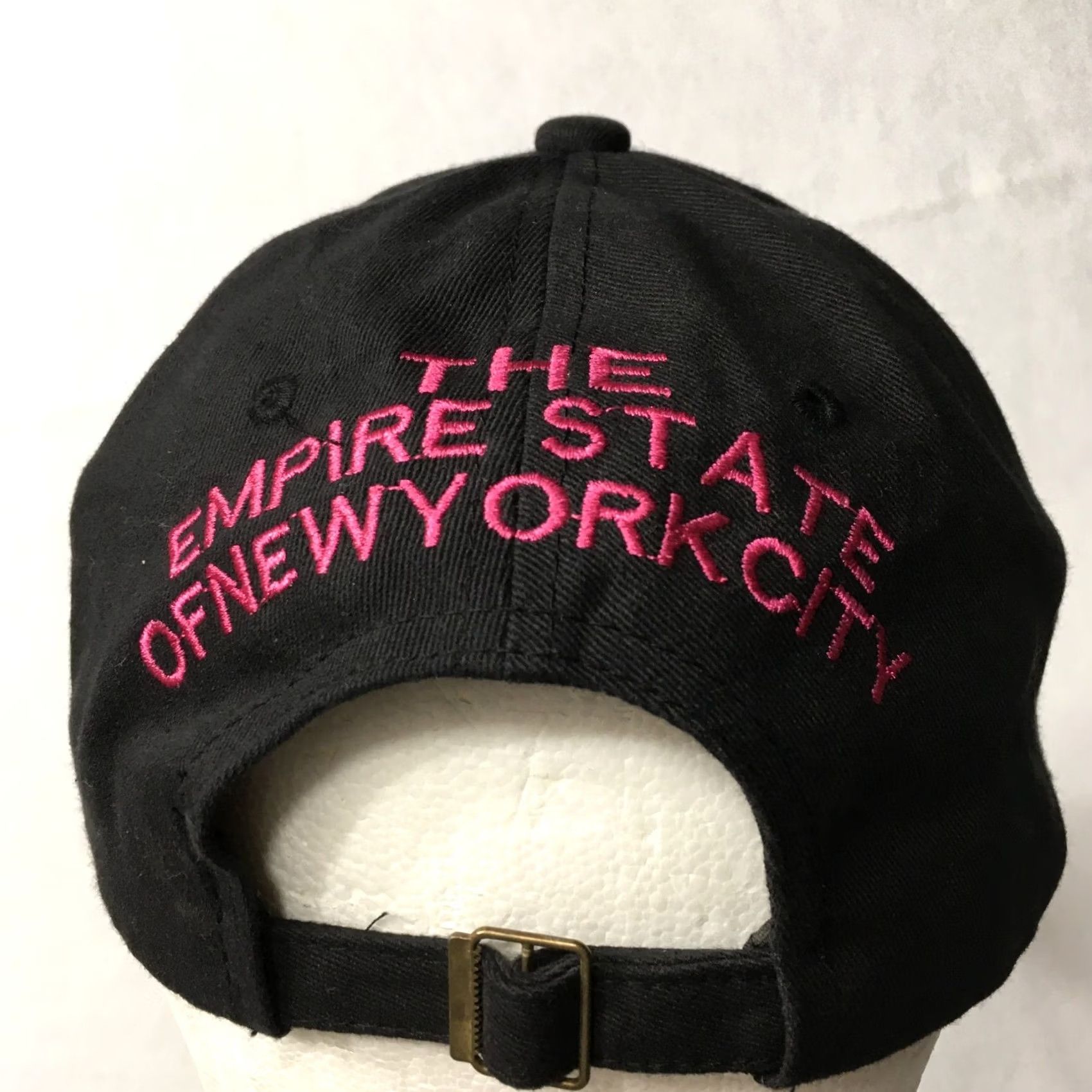 Vintage VINTAGE SEQUIN NYC EMPIRE STATE Cap Hat Strapback beads pink women Size ONE SIZE - 6 Thumbnail
