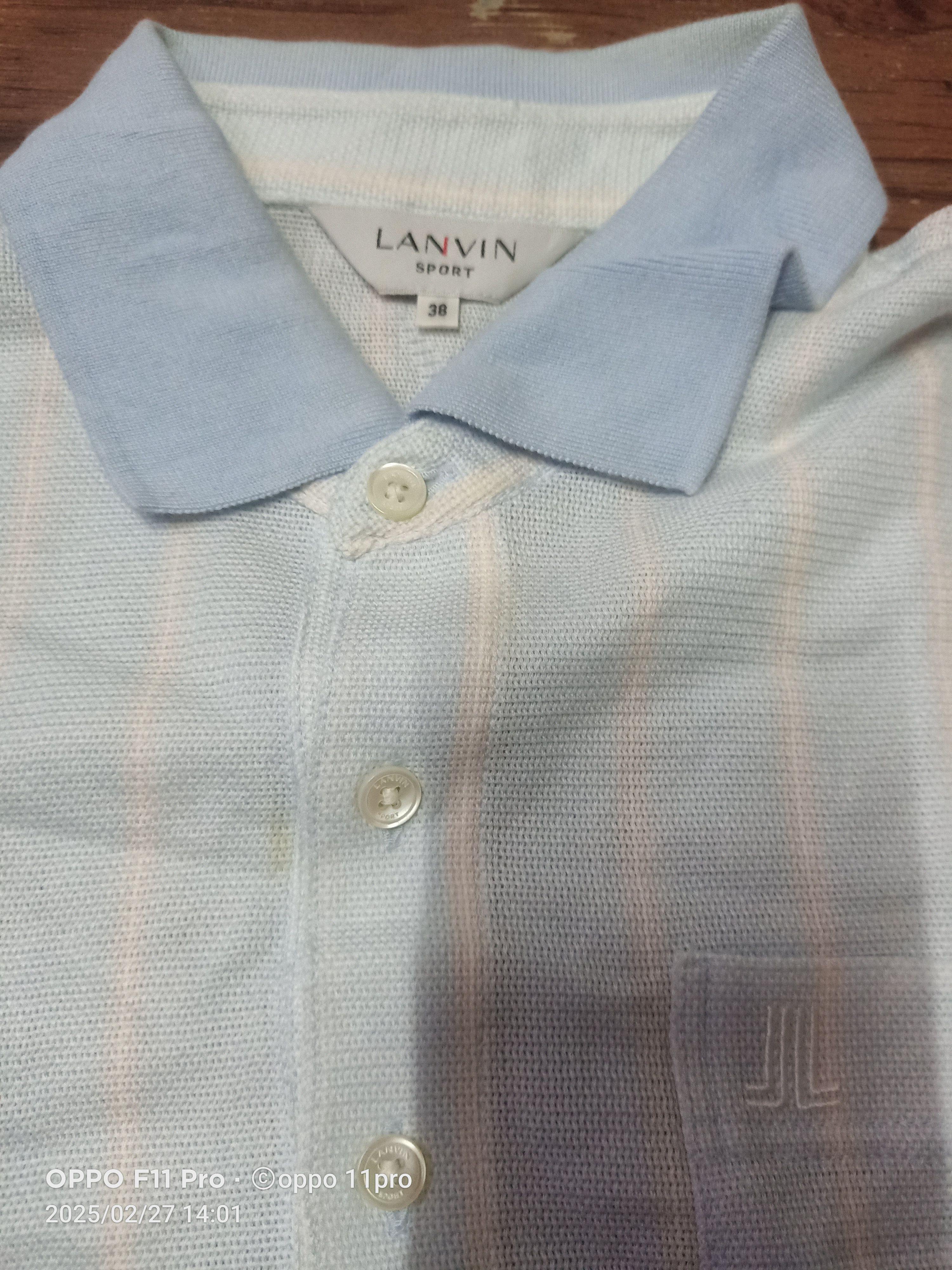 Lanvin Vintage Lanvin Polo Front Poket Shirt Sport Size US M / EU 48-50 / 2 - 4 Thumbnail