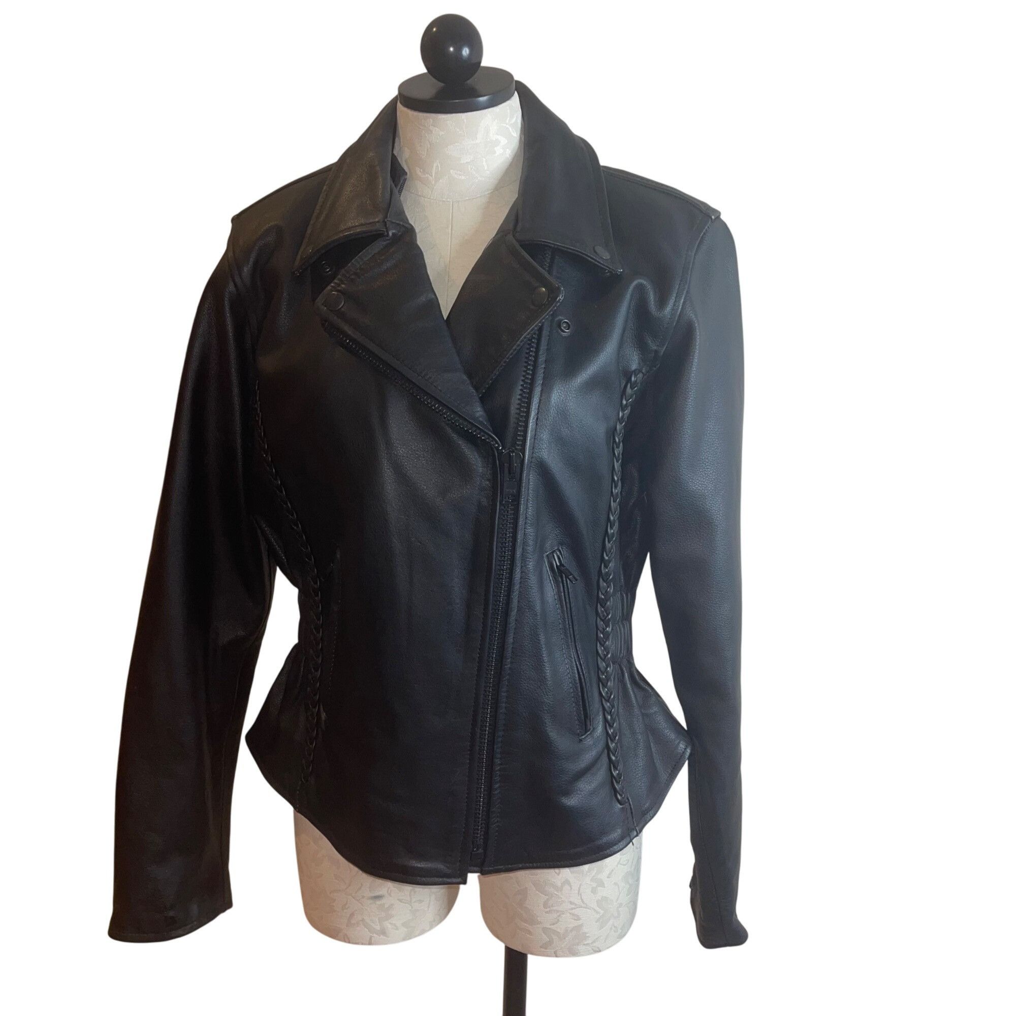 Vintage Unik Vintage Womens Jacket Size Medium Black Size M / US 6-8 / IT 42-44 - 1 Thumbnail