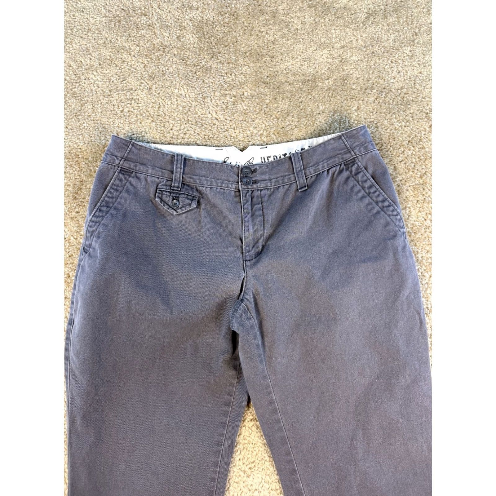 Eddie Bauer Eddie Bauer Womens Blakely Fit Capri Pants Size 10 Gray Hiking Casual F389 Pants, Eddie Bauer, Gray, Size 10, Capri, Casual, Workwear, Regular, Women Size 32" / US 10 / IT 46 - 2 Thumbnail