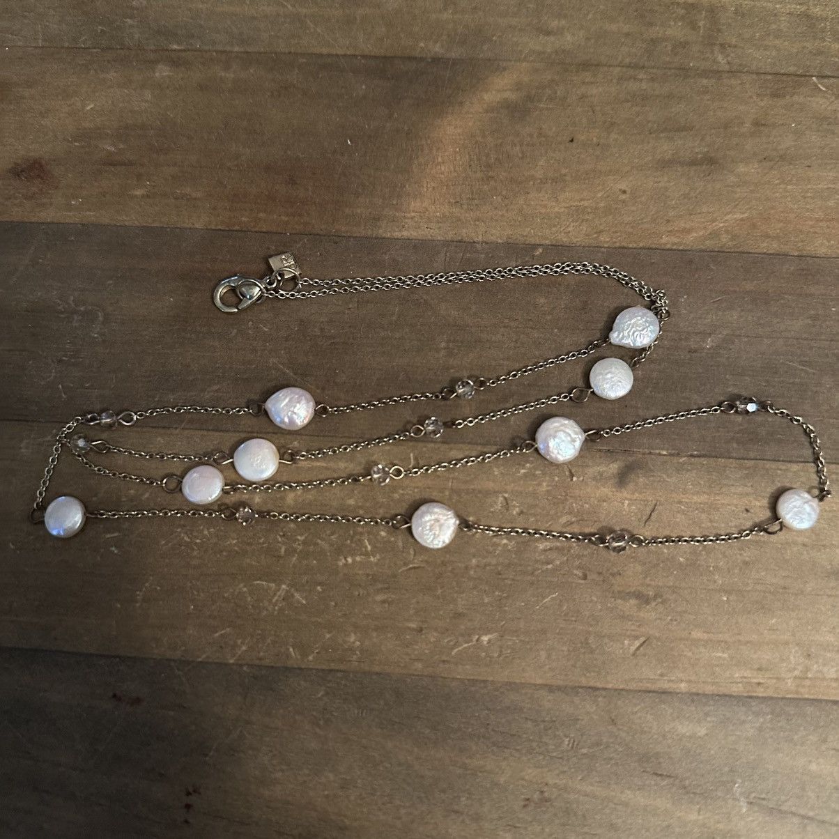 Banana Republic Banana Republic freshwater pearl & crystals necklace Size ONE SIZE - 2 Thumbnail